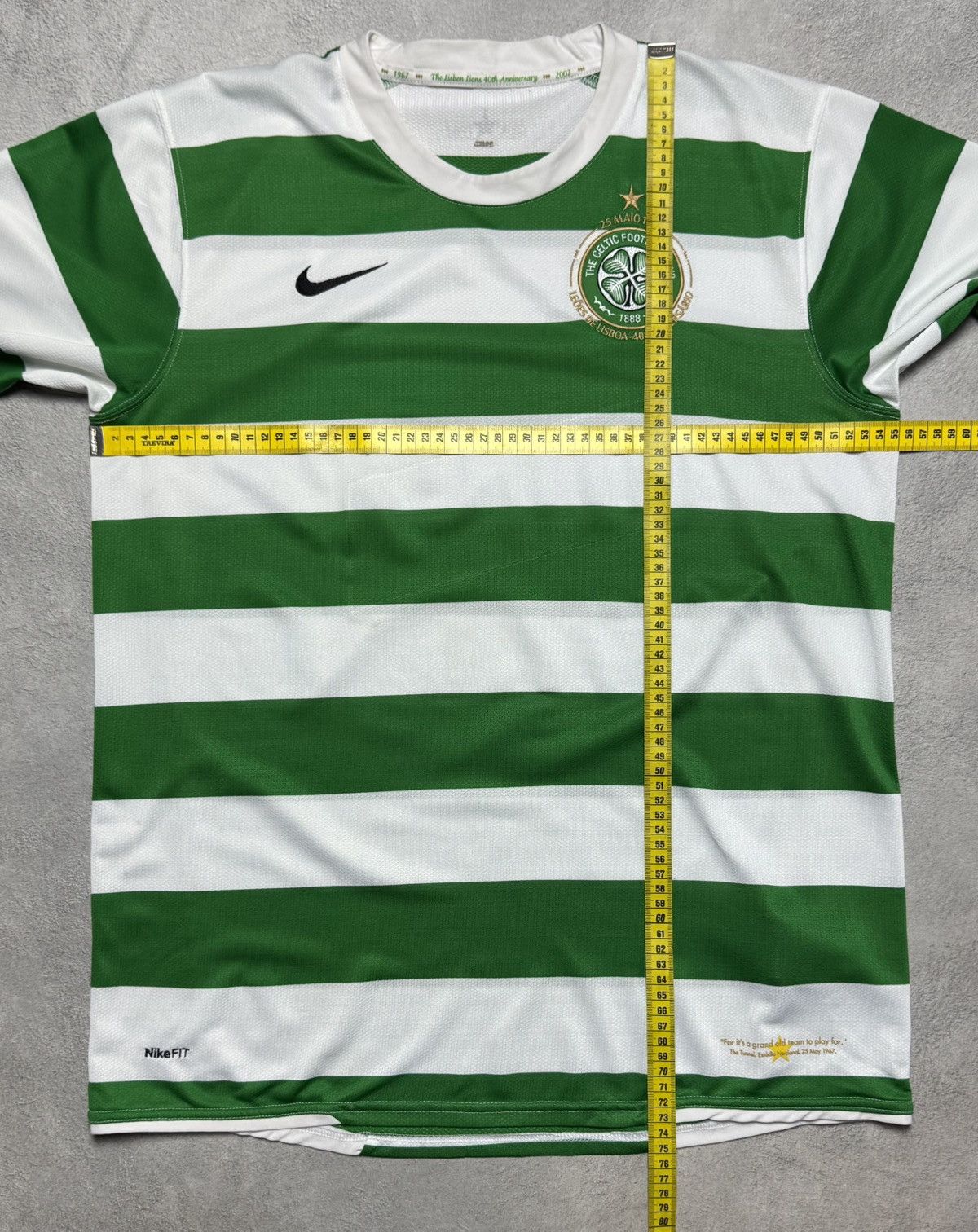 Nike Celtic 2007 2008 Home Football Shirt Soccer Jersey Nike Size US L / EU 52-54 / 3 - 18 Thumbnail
