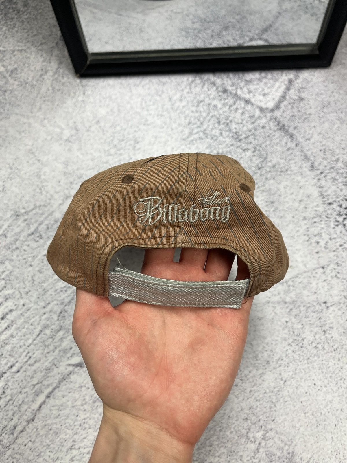 Billabong × Vintage Vintage Billabong Cap Hat Surf Style Brown Big Logo Rare Size ONE SIZE - 4 Thumbnail