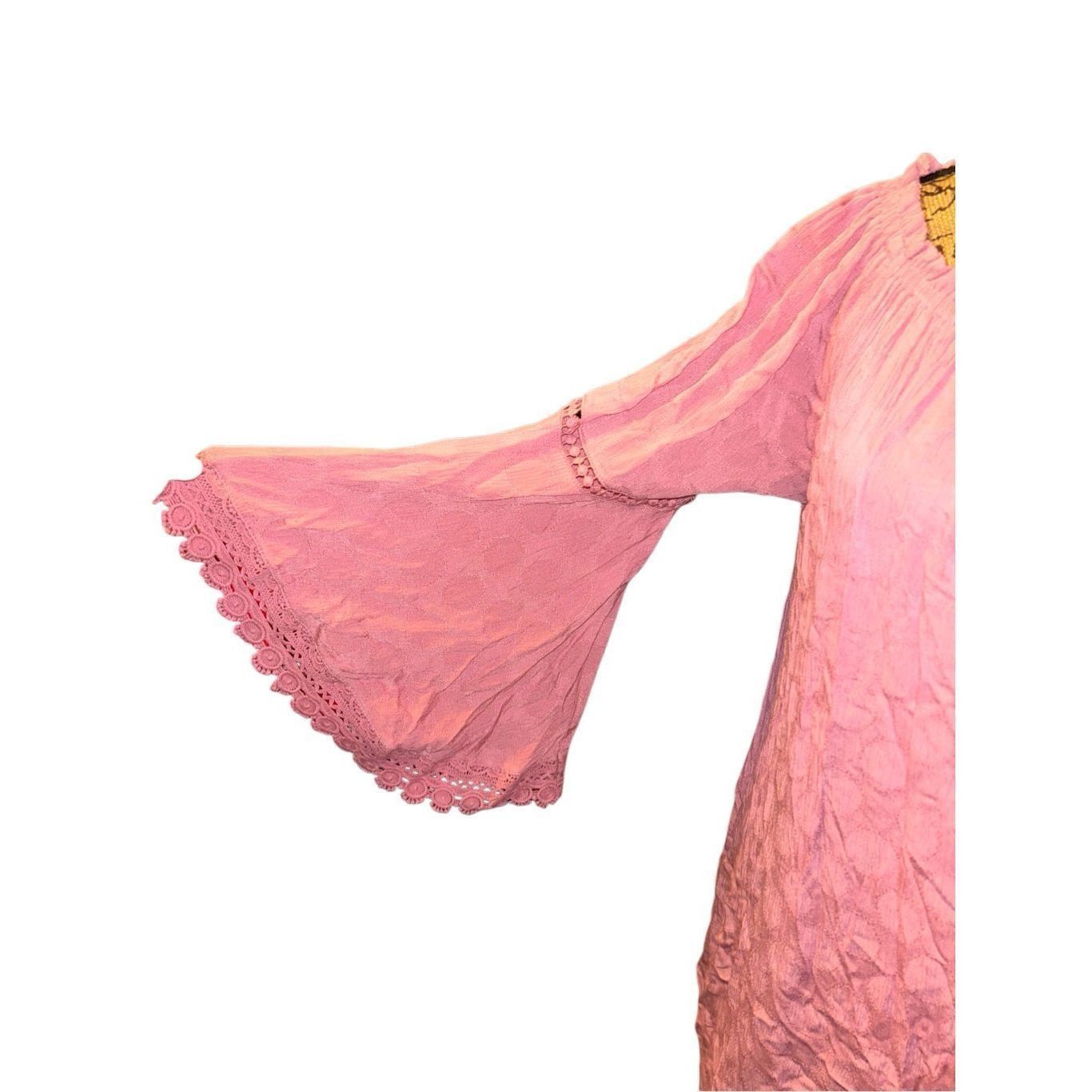 Other NWT Cato Est. 1946 Pink Size M Dress 3/4 Bell Sleeves Size M / US 6-8 / IT 42-44 - 5 Thumbnail