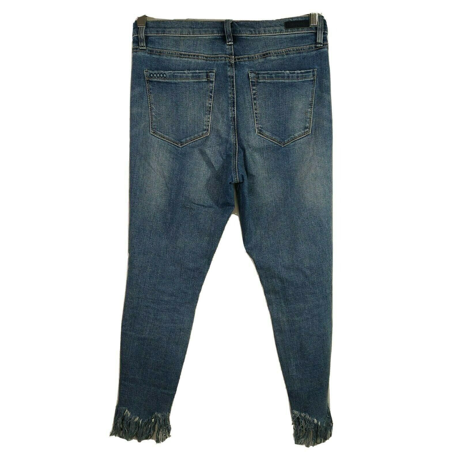 BLANKNYC BlankNyc The Great Jones Ripped Frayed Raw Hem Jeans Size 30 Size 30" / US 8 / IT 44 - 5 Thumbnail