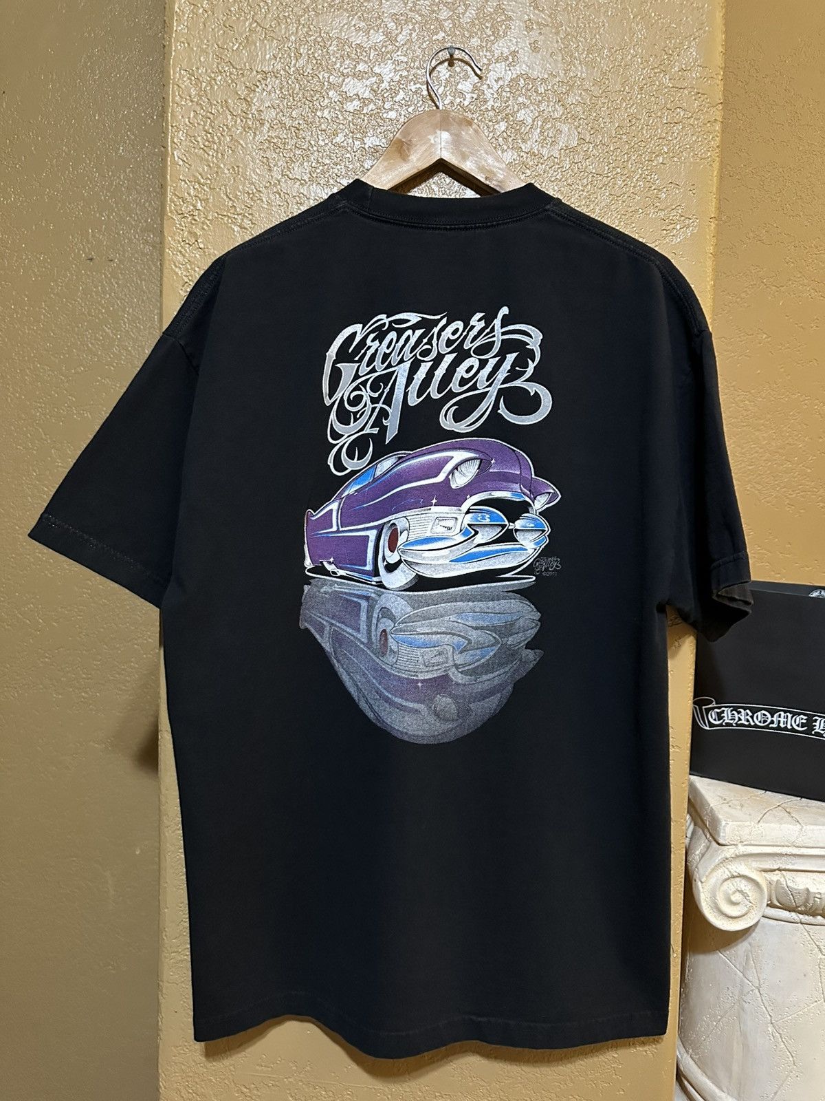Vintage ☔️ vintage Greasers Alley Lowrider customs tee xl Size US XL / EU 56 / 4 - 2 Thumbnail