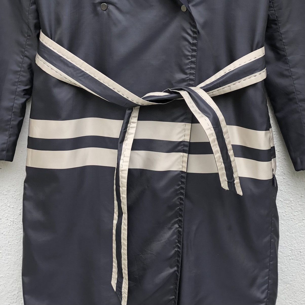 Max Mara MaxMara / Reversible Nylon Coat, Navy, Dark Blue Jacket Size S / US 4 / IT 40 - 7 Thumbnail