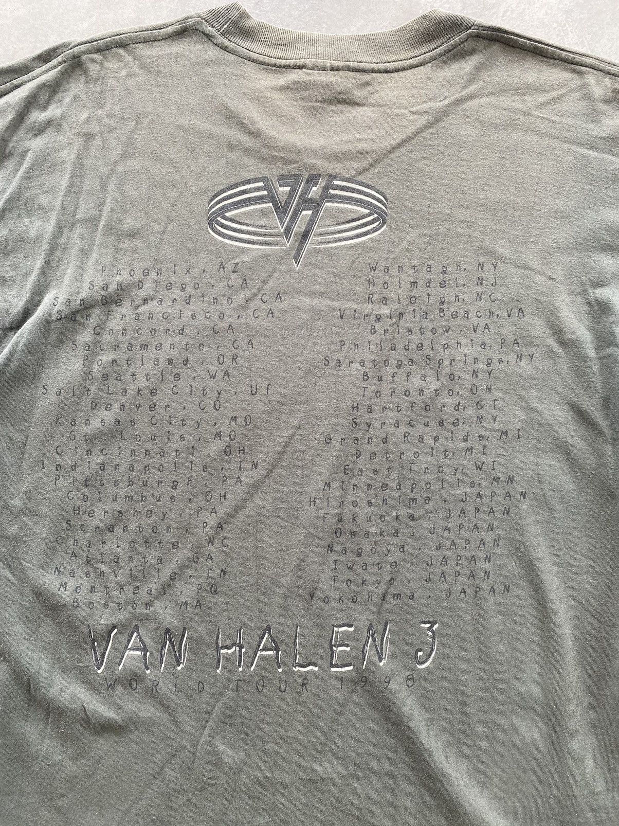 Giant VINTAGE GIANT VAN HALEN 3 BAND TEE Size US XL / EU 56 / 4 - 5 Thumbnail