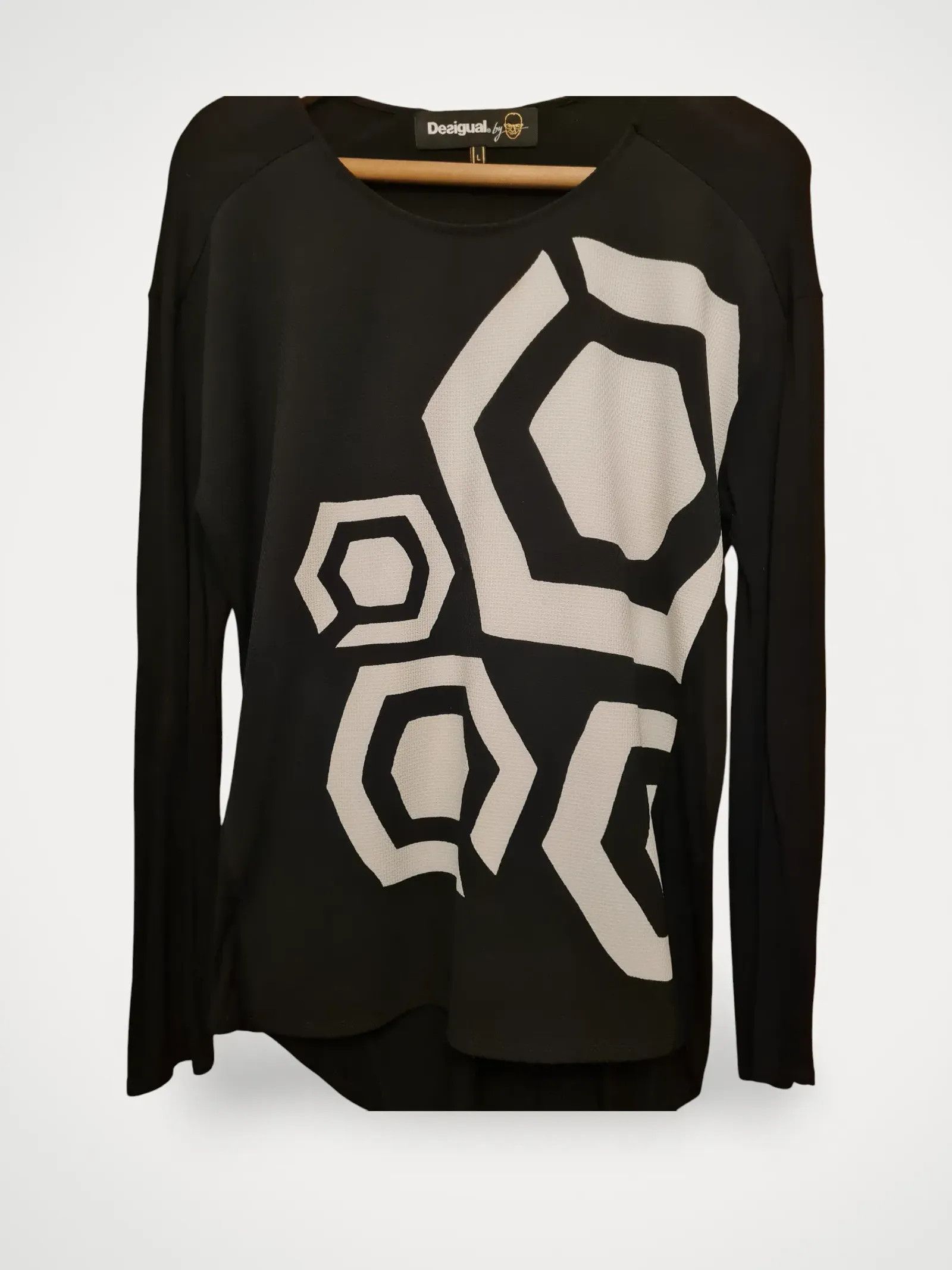 Desigual Desigual Long Sleeve Shirt Size L / US 10 / IT 46 - 1 Thumbnail