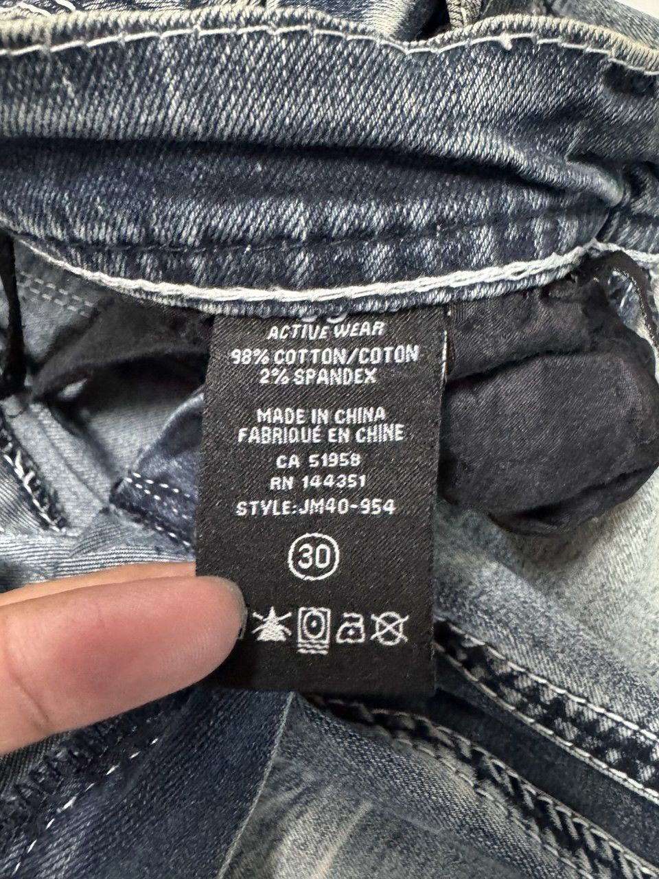Other Sick 90s Style Oxygen Rusty Mudwash Acid Style Clawmark Jean Size US 31 - 11 Thumbnail