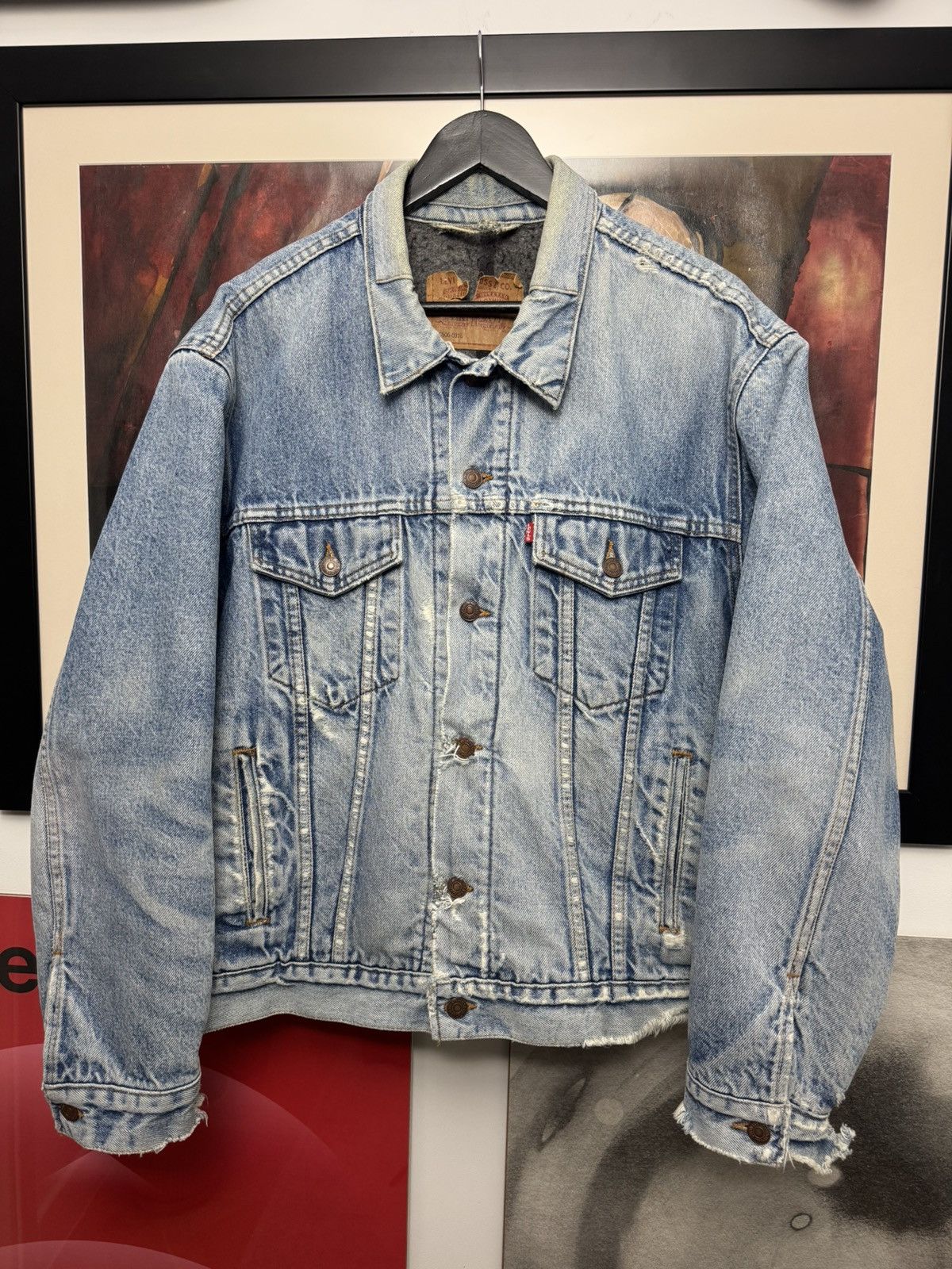 Levi's Levis Vintage 90s Denim Trucker Jacket 70506 Made In USA Size US L / EU 52-54 / 3 - 1 Thumbnail