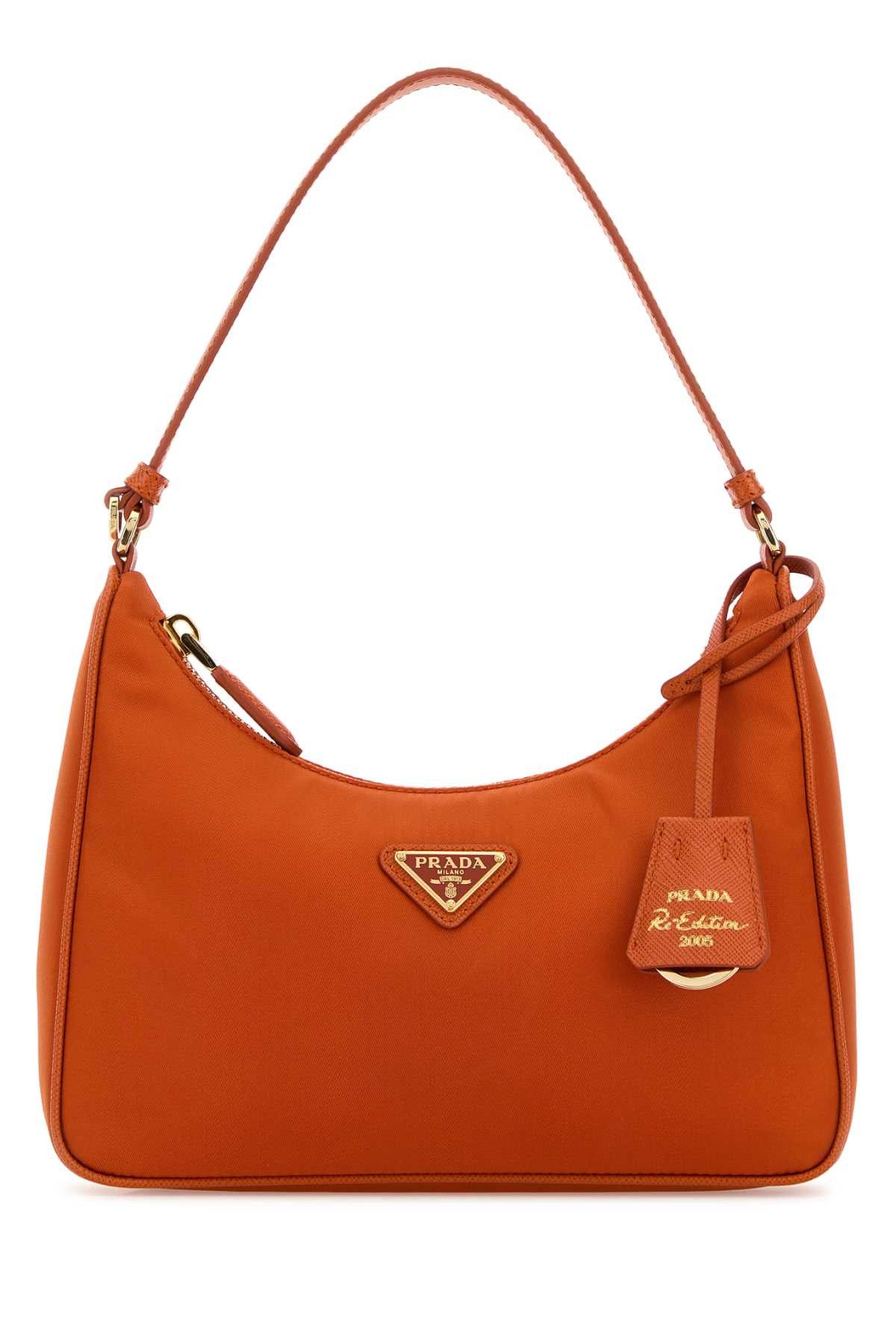 Prada Orange Re-Nylon Prada Re-Edition 2005 Shoulder Bag Size ONE SIZE - 1 Thumbnail