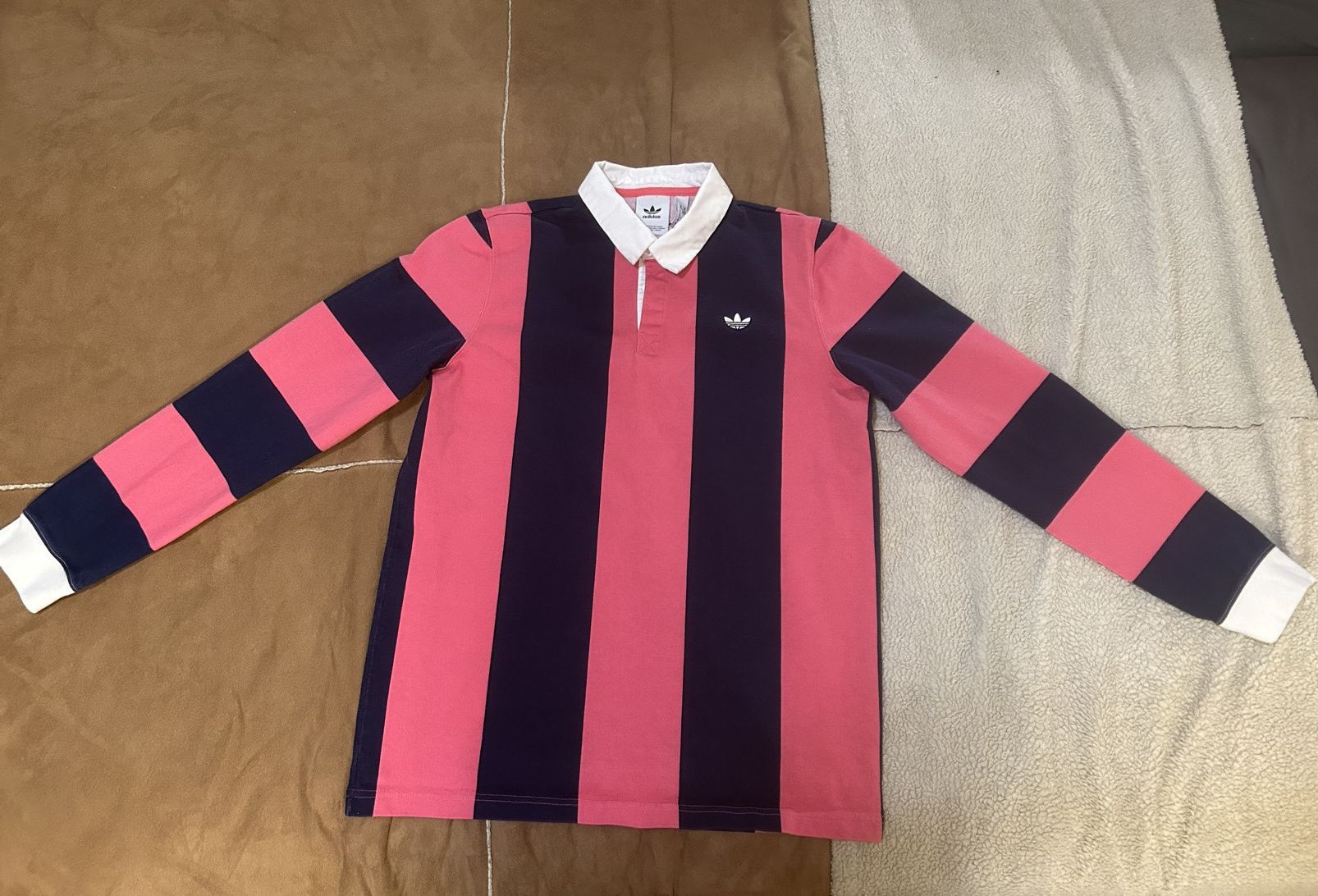 Adidas Adidas striped collar shirt Size US M / EU 48-50 / 2 - 1 Thumbnail