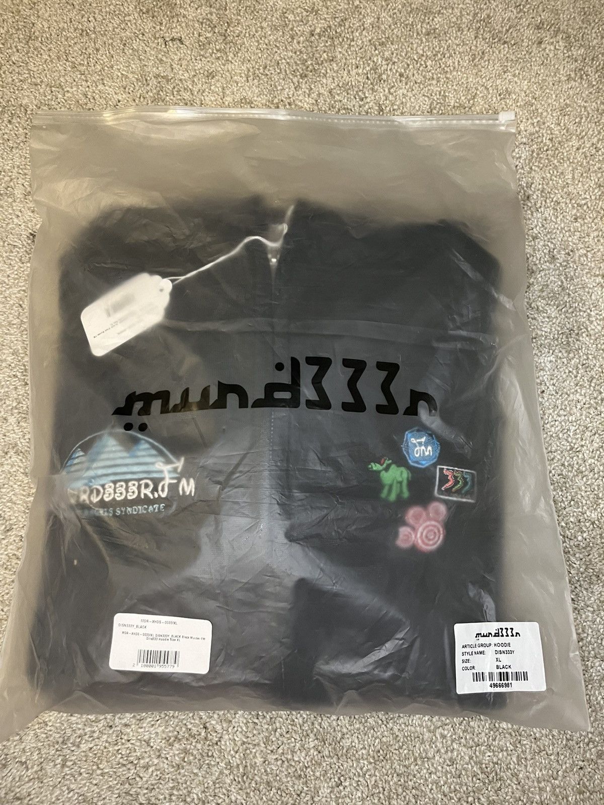murd333r.fm Murd333r.fm Disn333y Complexcon Hoodie (Black) Size US XL / EU 56 / 4 - 6 Thumbnail