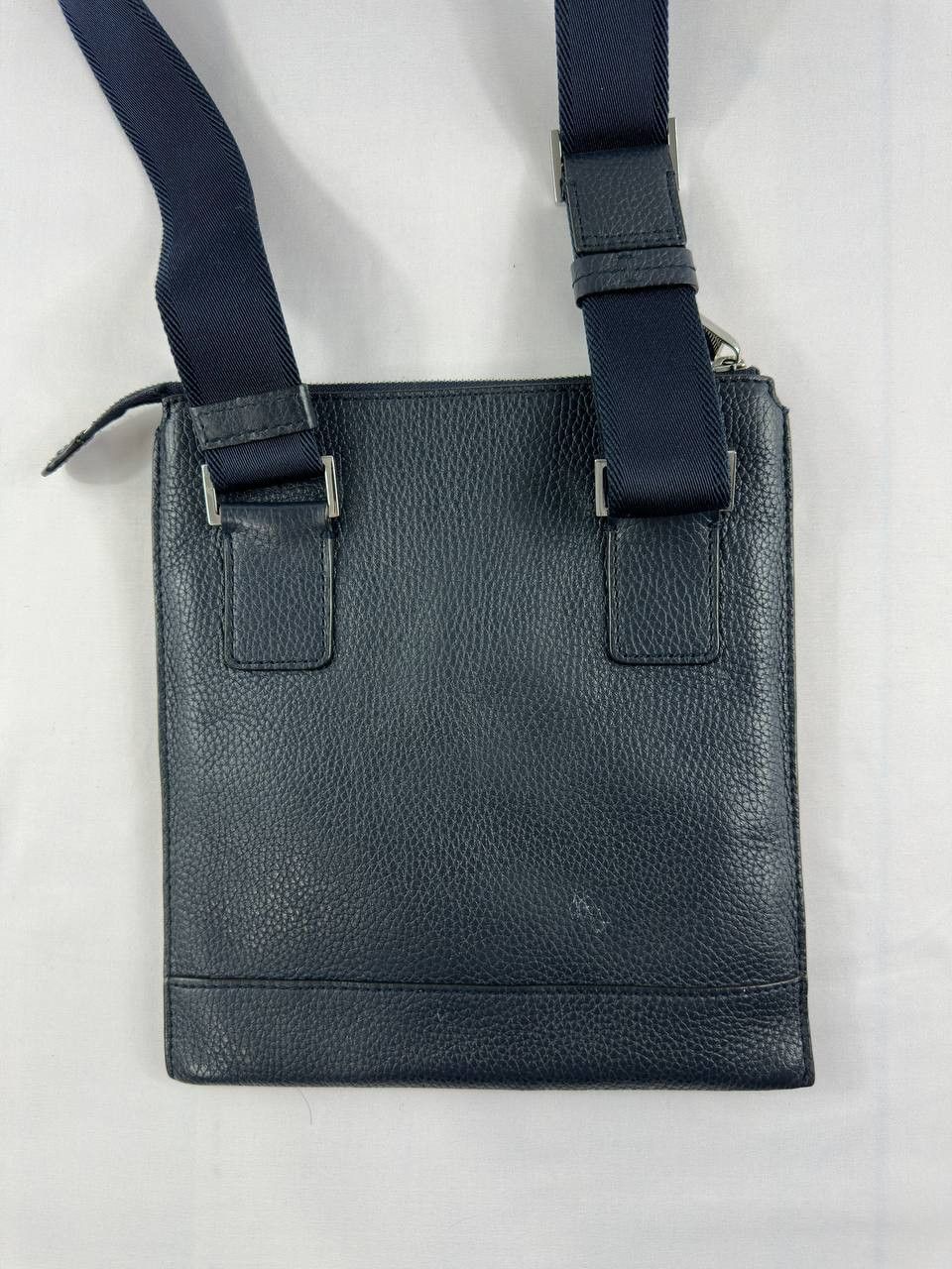 Hugo Boss Hugo Boss Crossbody Leather Navy Blue Shoulder Bag Size ONE SIZE - 4 Thumbnail