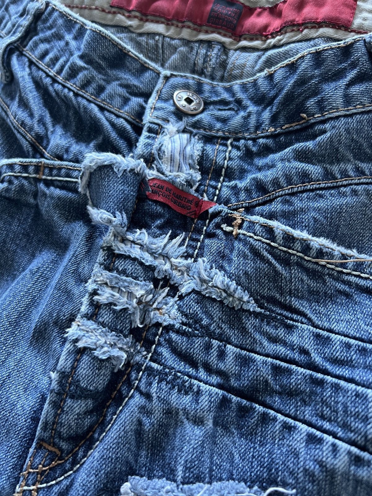 Marithe + Francois Girbaud 🔥 Vintage Marithe Francois Girbaud Blue Jeans Size US 33 - 3 Thumbnail