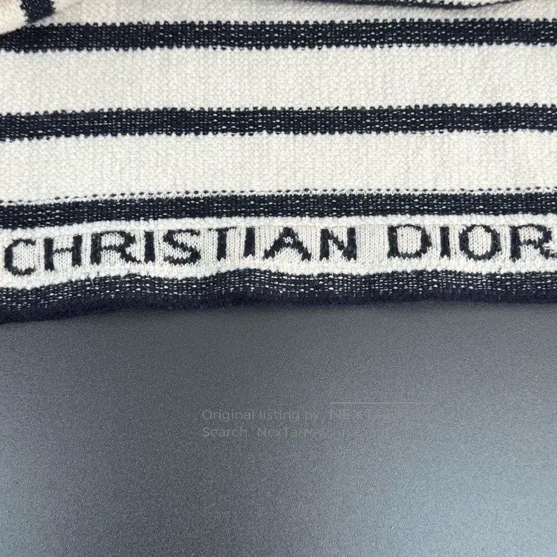 Dior Dior Blue and white striped classic logo short-sleeved kni Size XS / US 0-2 / IT 36-38 - 8 Thumbnail