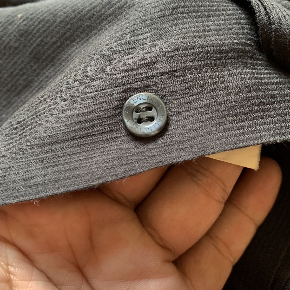Balenciaga Vtg 90s Balenciaga Check Petterned Inner Collar Placket Size US M / EU 48-50 / 2 - 8 Thumbnail