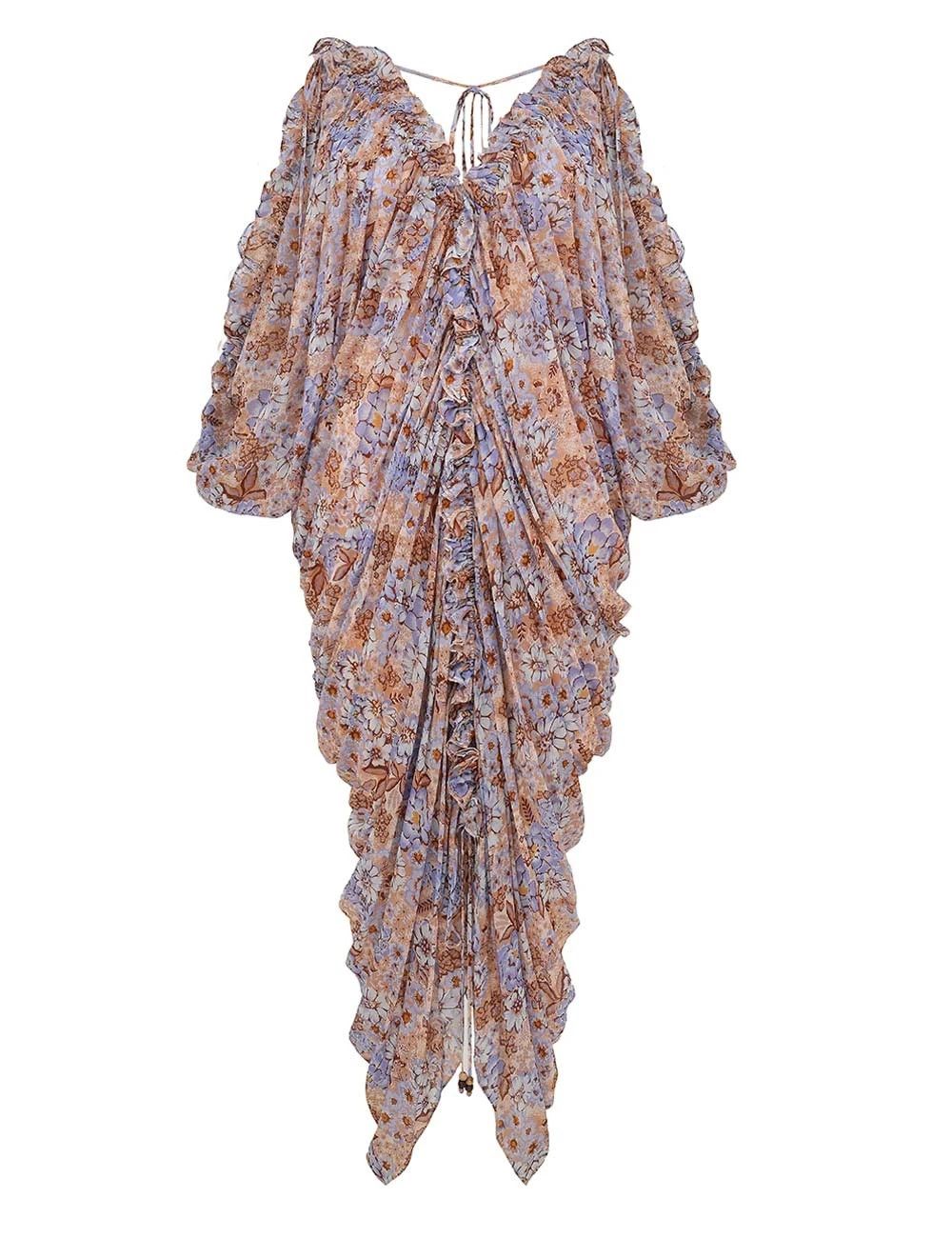 Zimmermann oc11z0226 Dawning Plunge Billow DressIn Multicolor Size M / US 6-8 / IT 42-44 - 1 Thumbnail