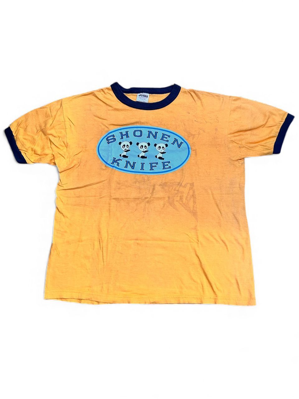 Band Tees Vintage 90s SHONEN KNIFE Ringer Japan Punk Garage Band Shirt Size US L / EU 52-54 / 3 - 1 Thumbnail