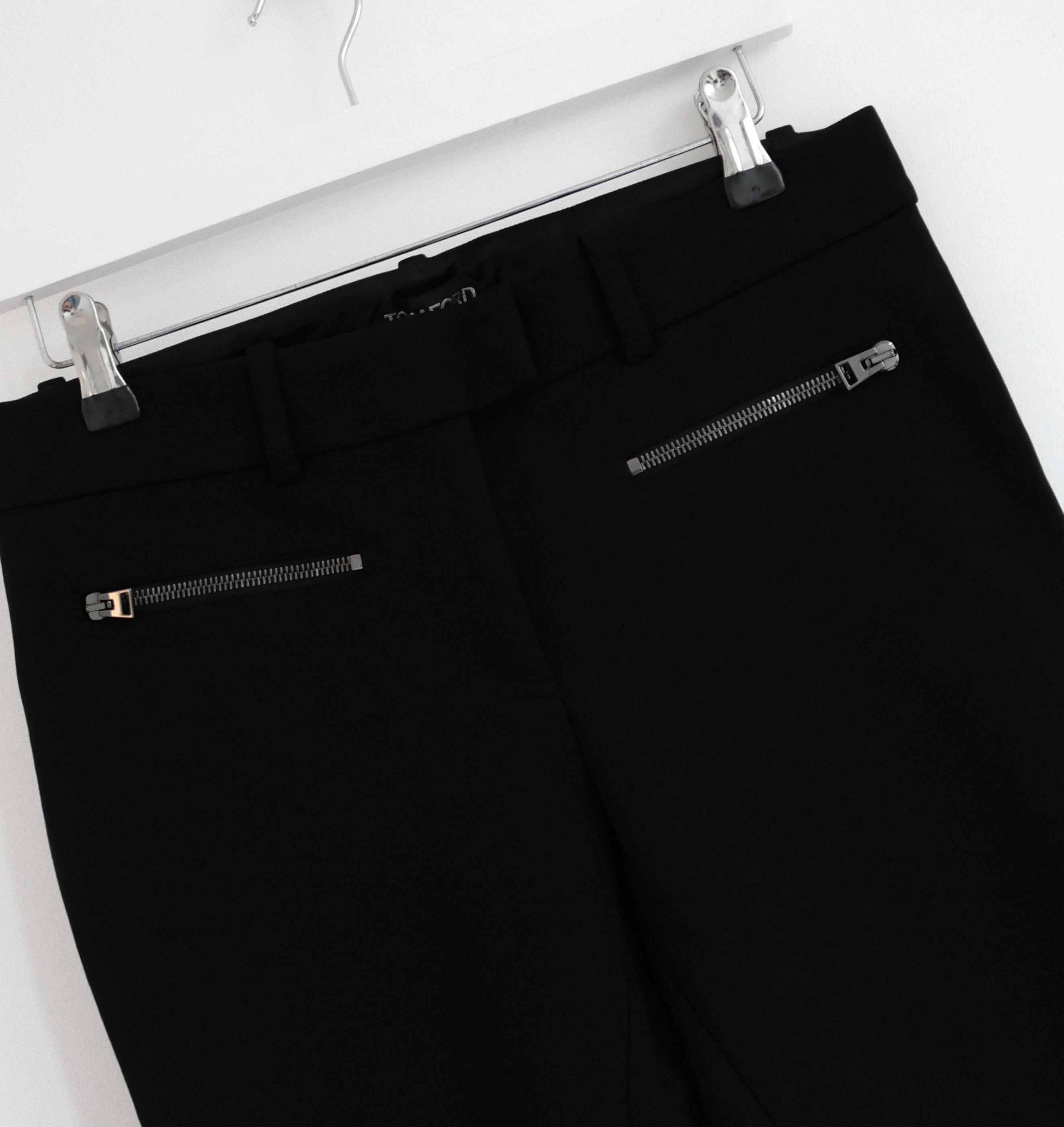 Tom Ford Tom Ford Chunky Zip Biker Trousers Size 27" / US 4 / IT 40 - 2 Thumbnail