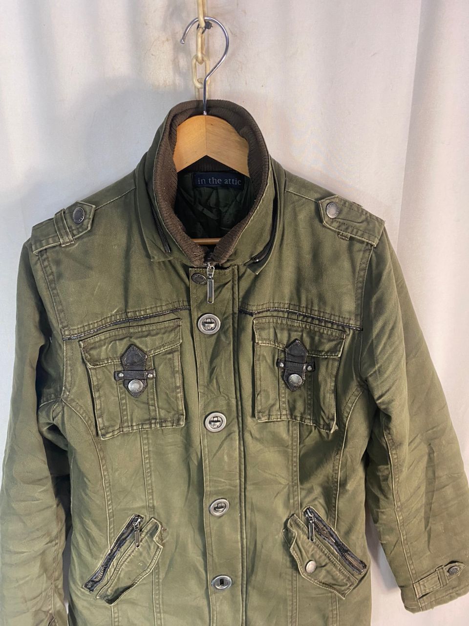 In The Attic In the attic multipocket distressed zipper jacket Size US S / EU 44-46 / 1 - 7 Thumbnail