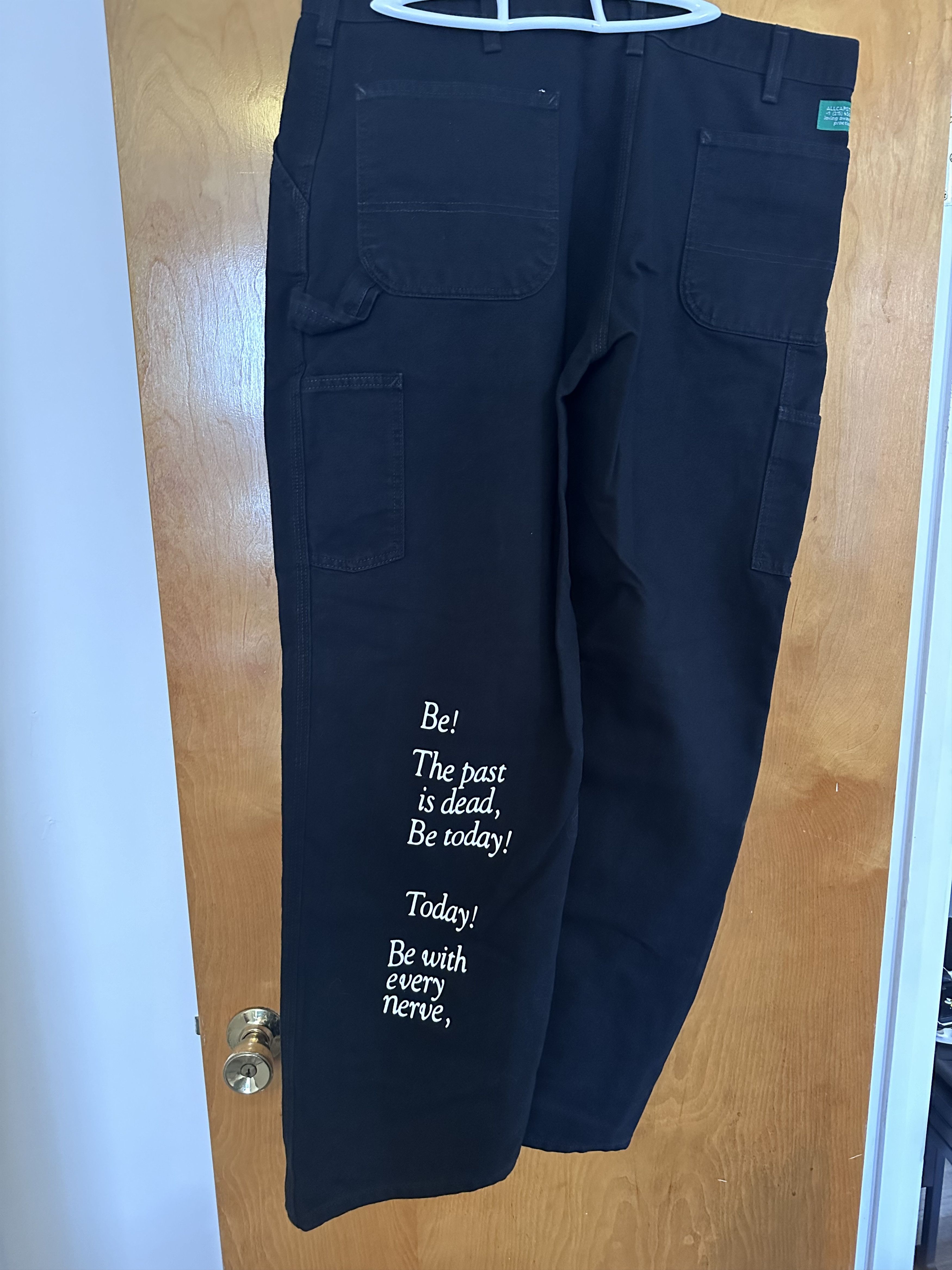 18 East × ALL CAPS STUDIO 18East x ALL CAPS STUDIO BLACK DENIM JEANS Size US 40 / EU 56 - 2 Thumbnail