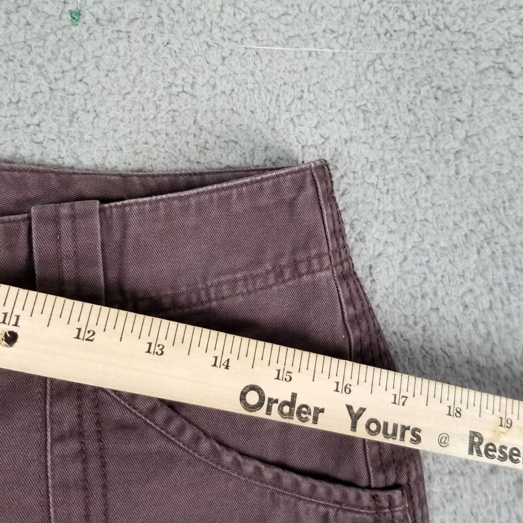 Vintage Cabela’s Double Knee Pants Women 12 Brown Canvas Chino Pockets Casual Outdoor Size 24" / US 00 / IT 34 - 2 Thumbnail