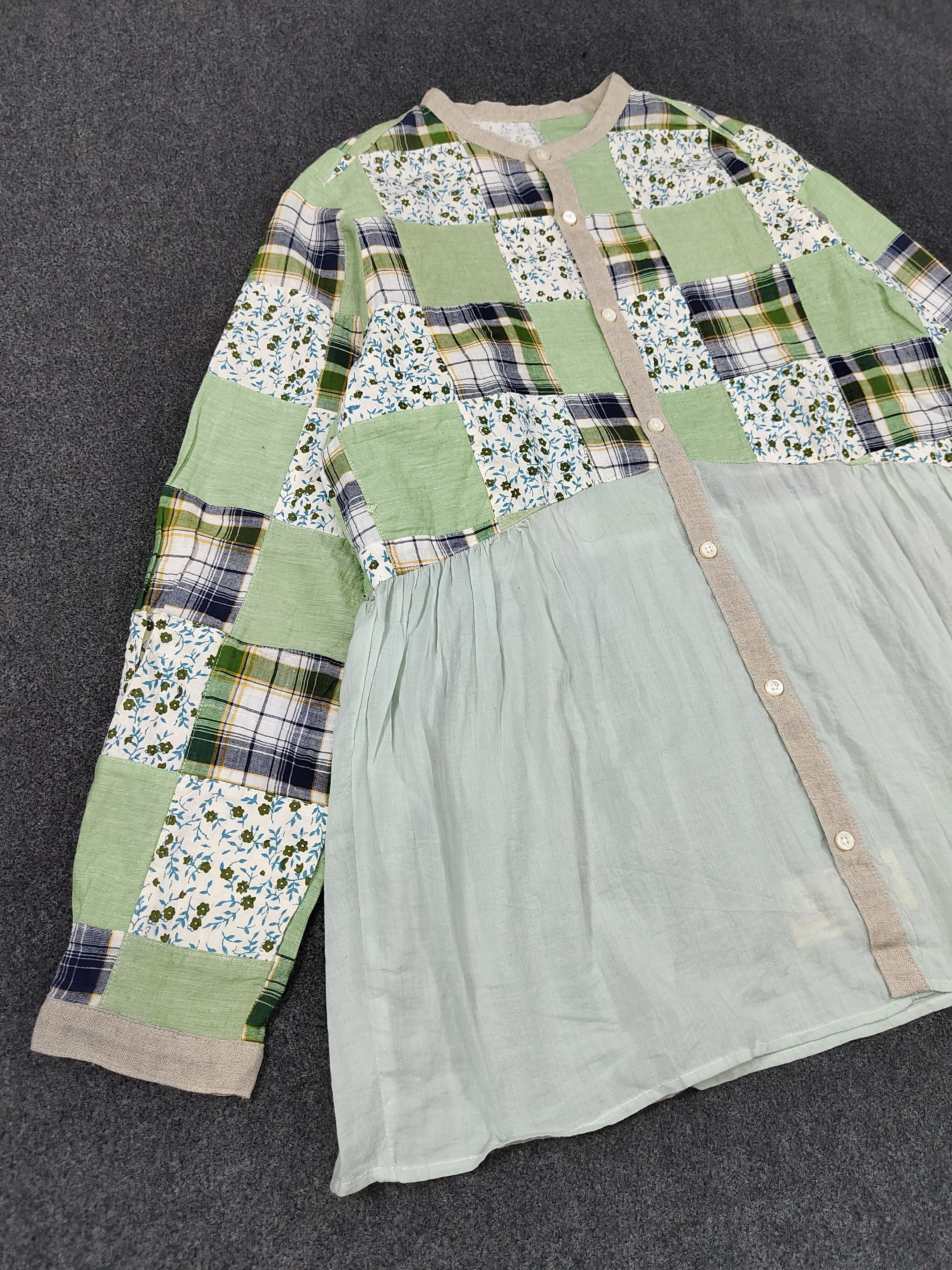 Japanese Brand 🇯🇵 Vtg Kaiseidou Handmade Pacthwork Artisan Craft Shirt Size M / US 6-8 / IT 42-44 - 8 Thumbnail