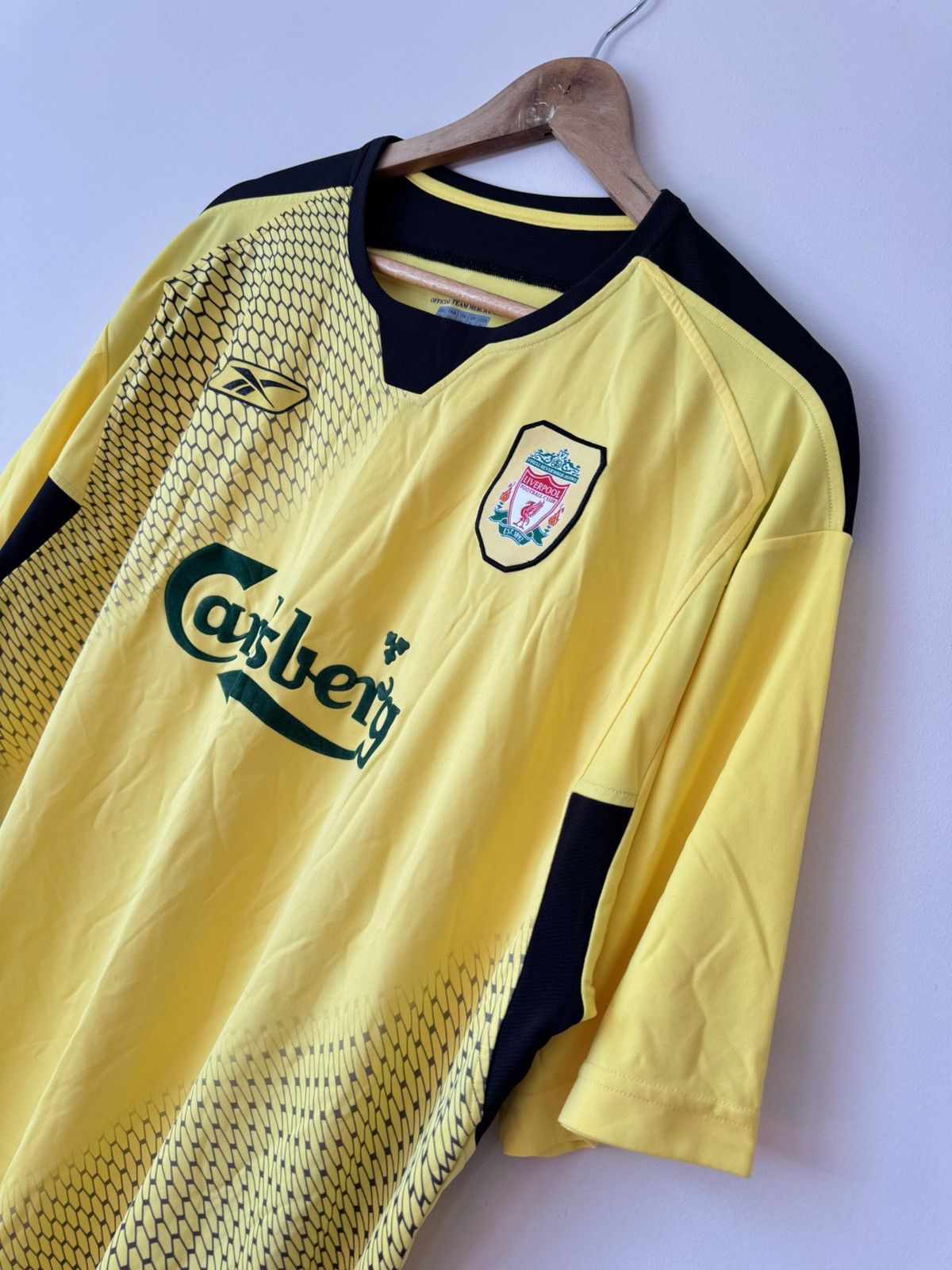 Reebok Vintage Liverpool 2004-2005 Away Soccer Jersey Football Kit Size US L / EU 52-54 / 3 - 5 Thumbnail