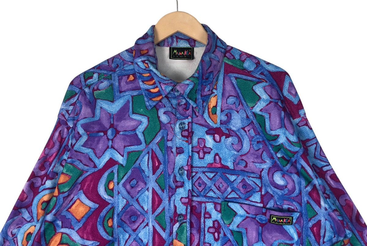 Art Comes First × Japanese Brand Mauna Kea Hawaii Micro Fleece Button Ups Art Graphic Size US L / EU 52-54 / 3 - 3 Thumbnail