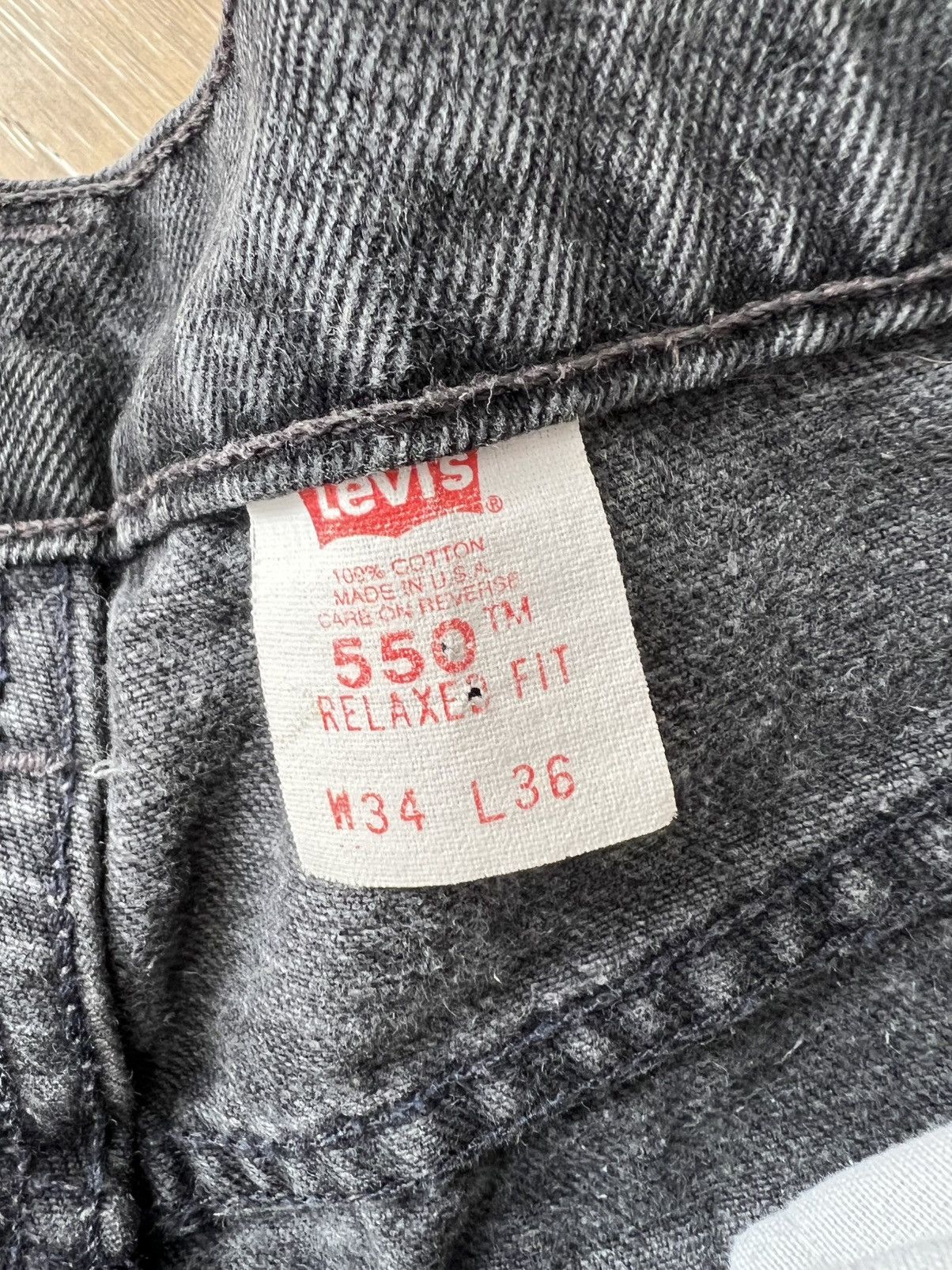 Levi's Vintage levis 550 made in usa Jeans Size US 33 - 3 Thumbnail