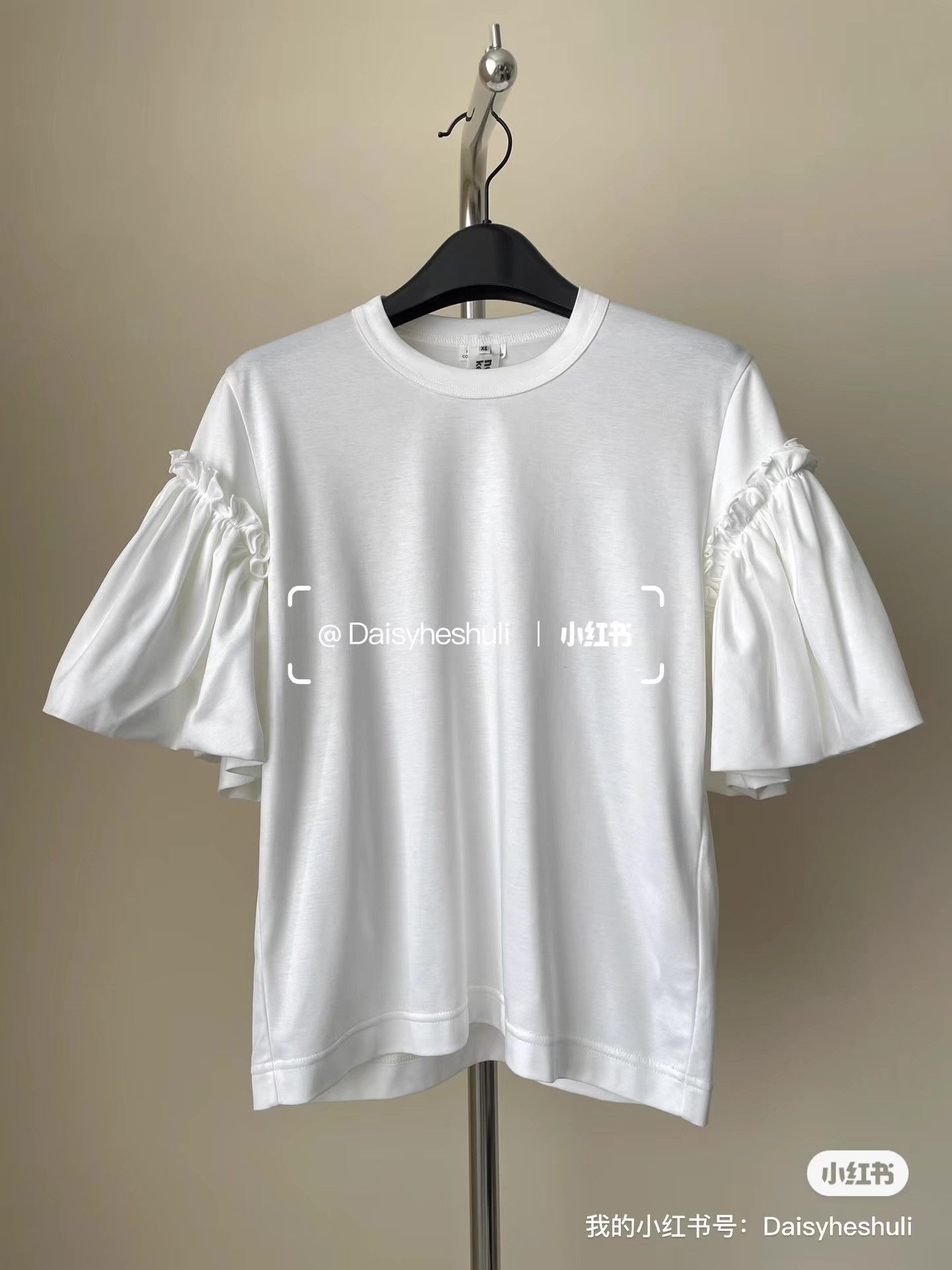 Comme des Garcons Comme des Garçons Sleeve Short Sleeve T-shir。Ｑ24 Size XS / US 0-2 / IT 36-38 - 1 Thumbnail