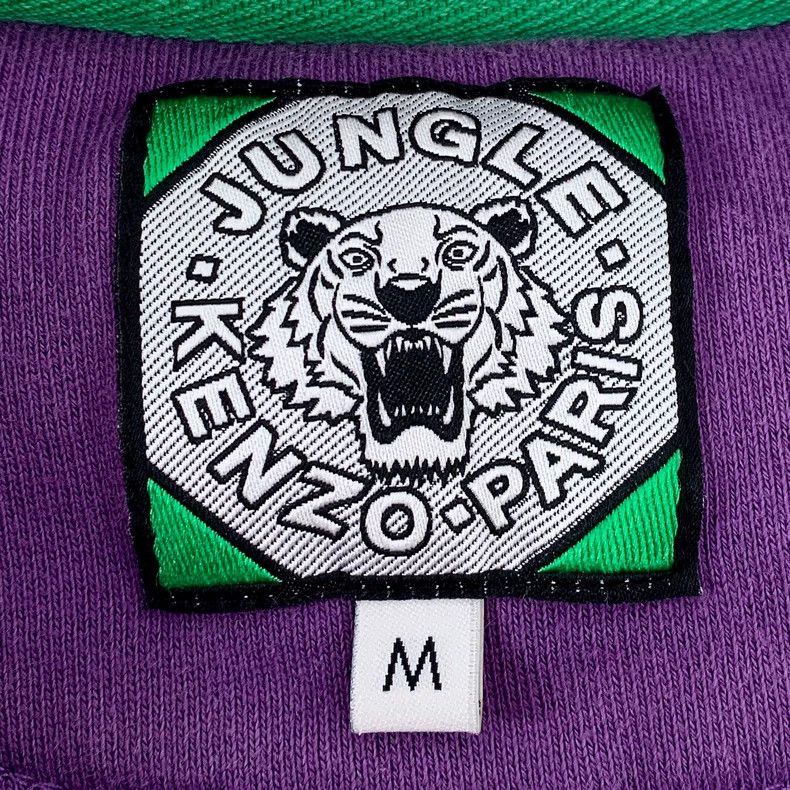 Kenzo KENZO Purple tiger embroidered cotton round neck long slee Size M / US 6-8 / IT 42-44 - 6 Thumbnail