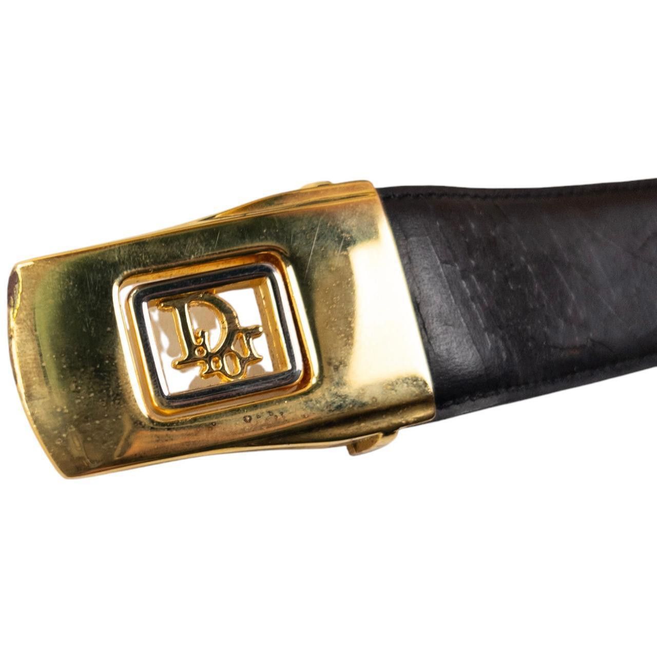 Dior Vintage Dior Leather Belt Size W38 Size ONE SIZE - 5 Thumbnail