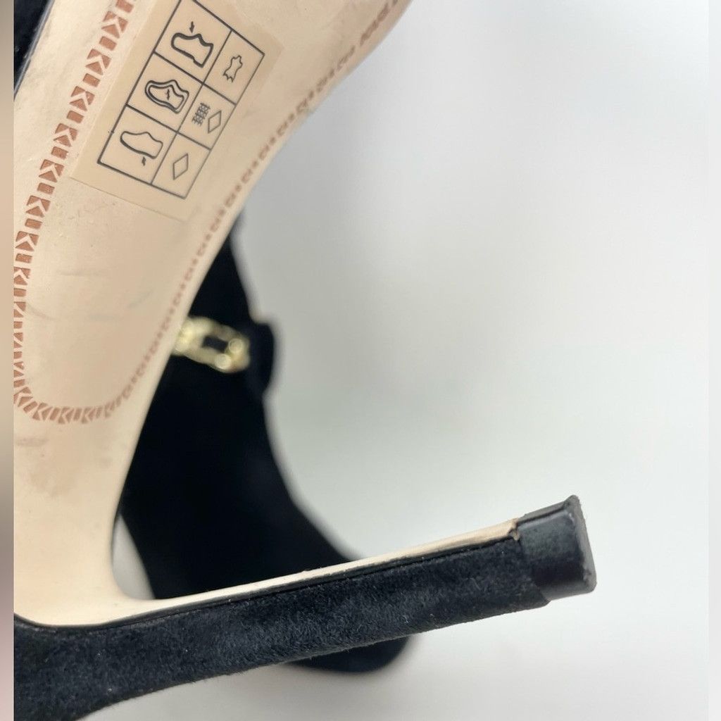 Karl Lagerfeld Karl Lagerfeld Maryam Black Suede Heeled Boots Size 7/ 37.5 Size US 7 / IT 37 - 9 Thumbnail