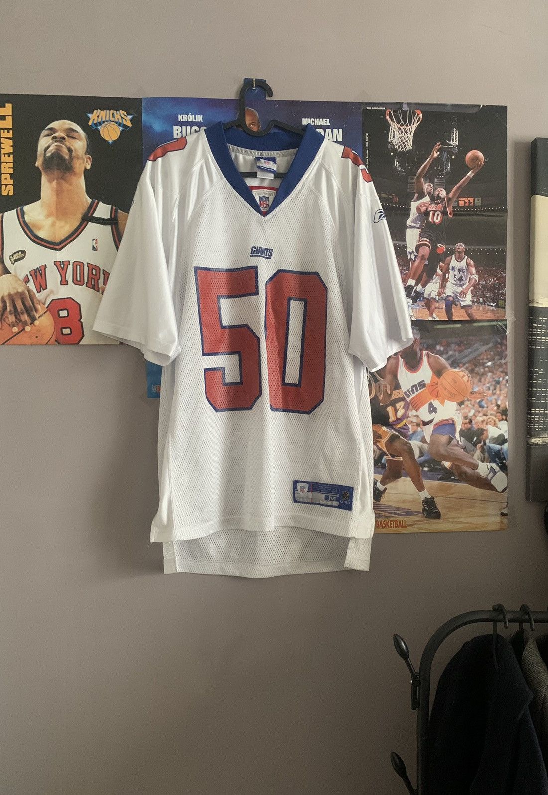 NFL × Reebok 00s Vintage Reebok NFL New York Giants #50 Giants Jersey Size US M / EU 48-50 / 2 - 1 Thumbnail