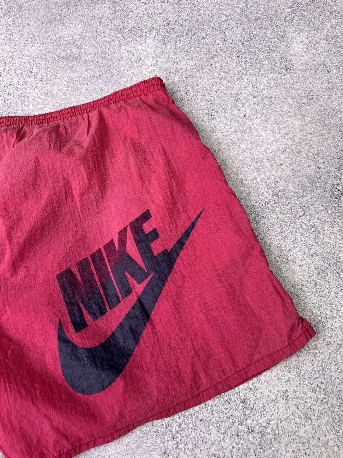 Nike × Vintage Vintage Nike 90s style shorts big logo swoosh Size US 35 - 9 Thumbnail