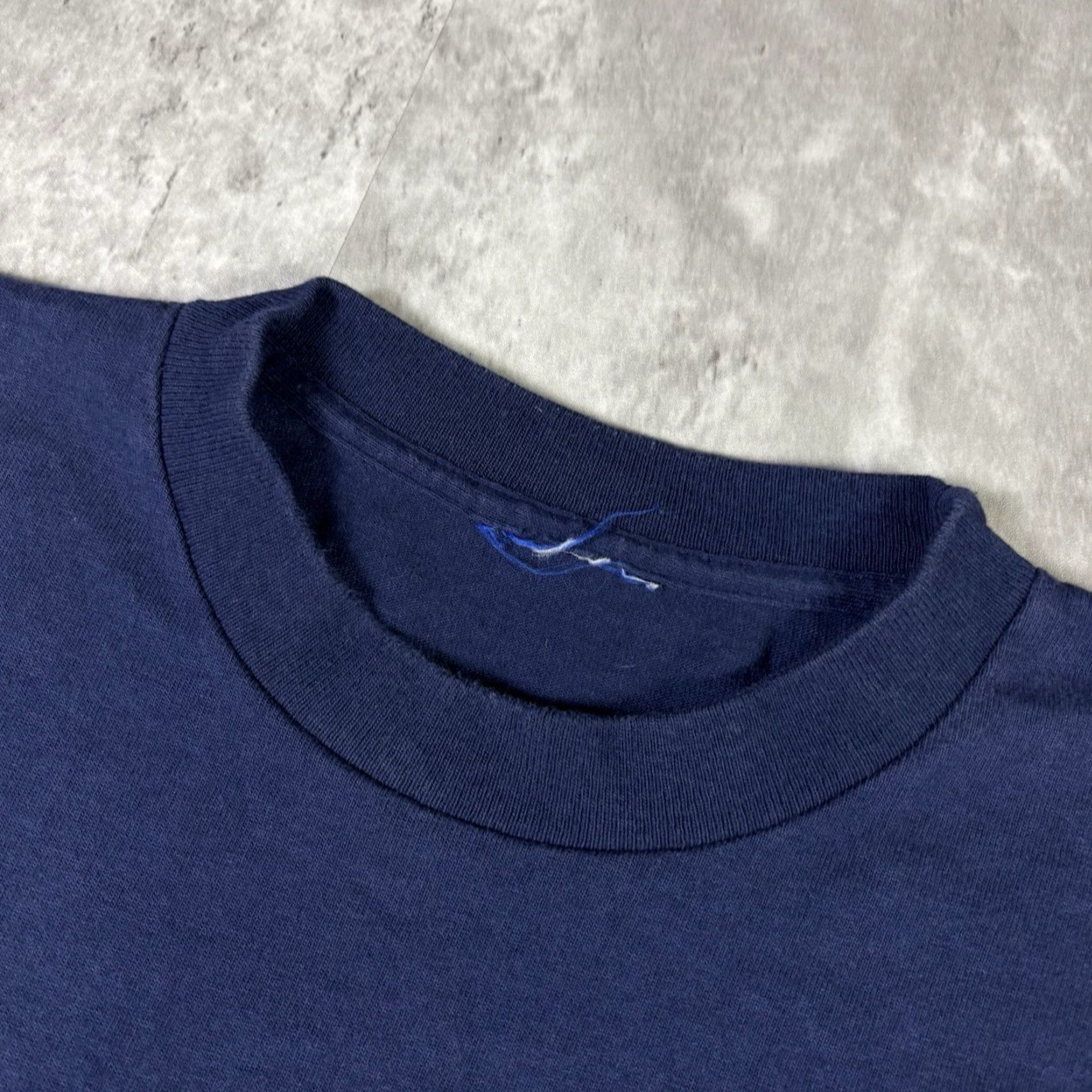 Jansport VINTAGE Notre Dame University T Shirt Long Sleeve Graphic Print XL Blue 90s JanSport Mens Crew Neck No Flaws Added Musty? Size US XL / EU 56 / 4 - 6 Thumbnail