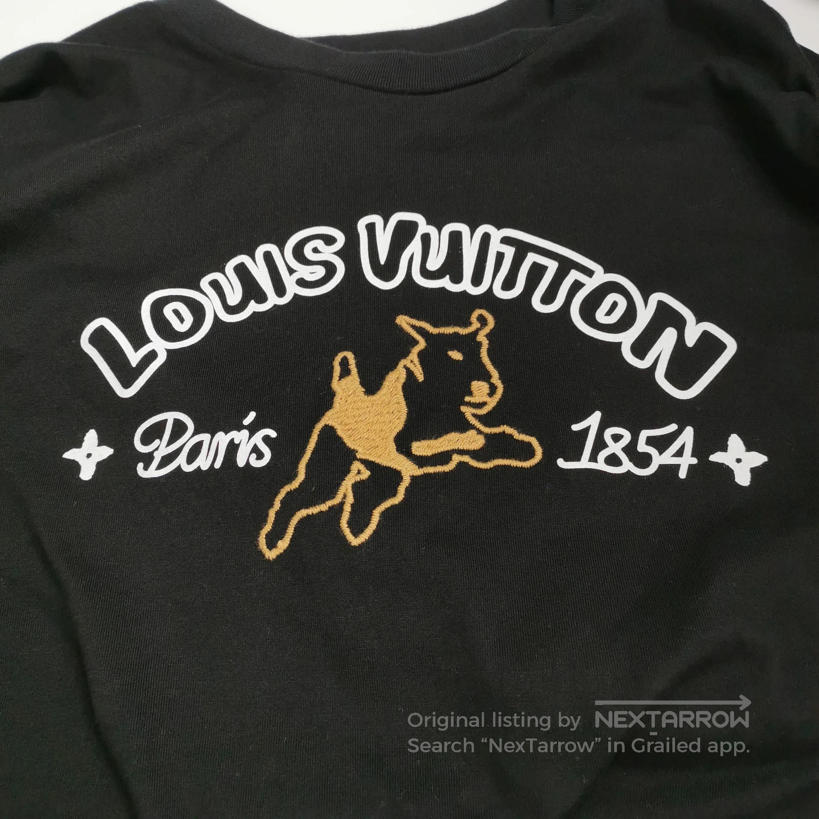 Louis Vuitton Louis Vuitton Tyler Collab Logo Dog Graphic T. Size US M / EU 48-50 / 2 - 1 Thumbnail