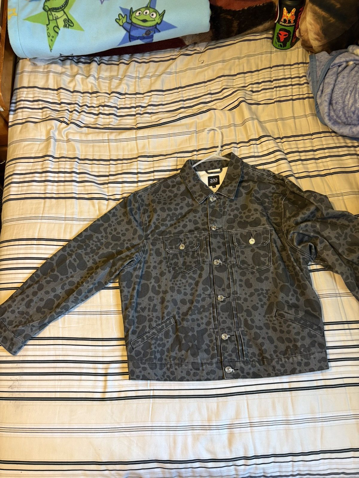 Half Evil HALF EVIL 333 CHETAH PRINT DENIM JACKET Size US XL / EU 56 / 4 - 5 Thumbnail
