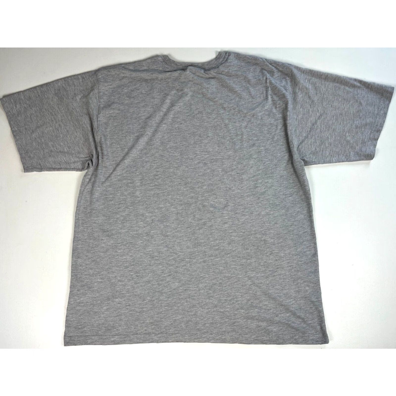 Nike Nike Men's 2XL Vintage 90s Basic T-Shirt Gray Crew Neck Short Sleeve Cotton Blend Logo Shirt 90s Size US XXL / EU 58 / 5 - 2 Thumbnail