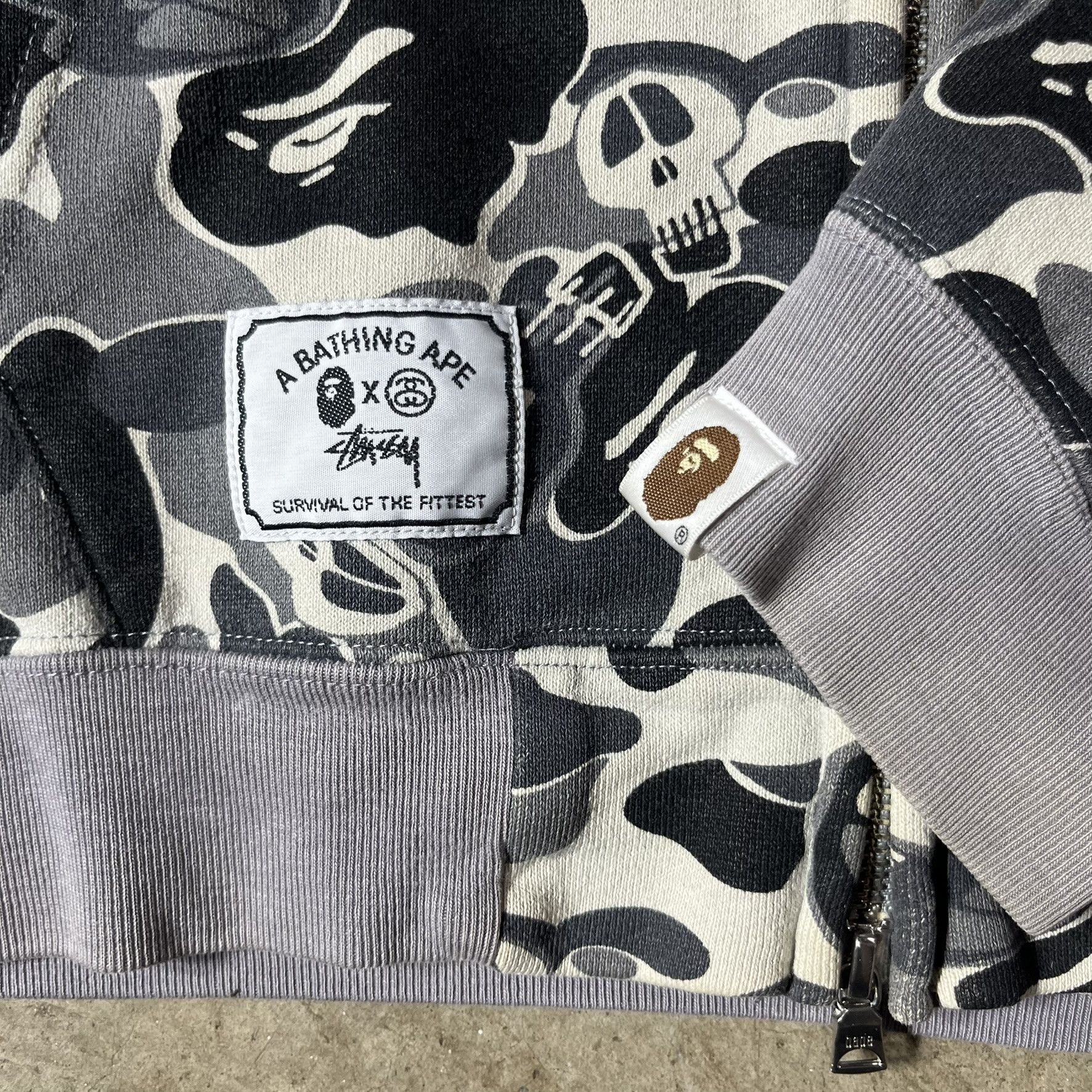 Bape × Stussy BAPE x STUSSY FULL ZIP HOODIE Size US M / EU 48-50 / 2 - 4 Thumbnail