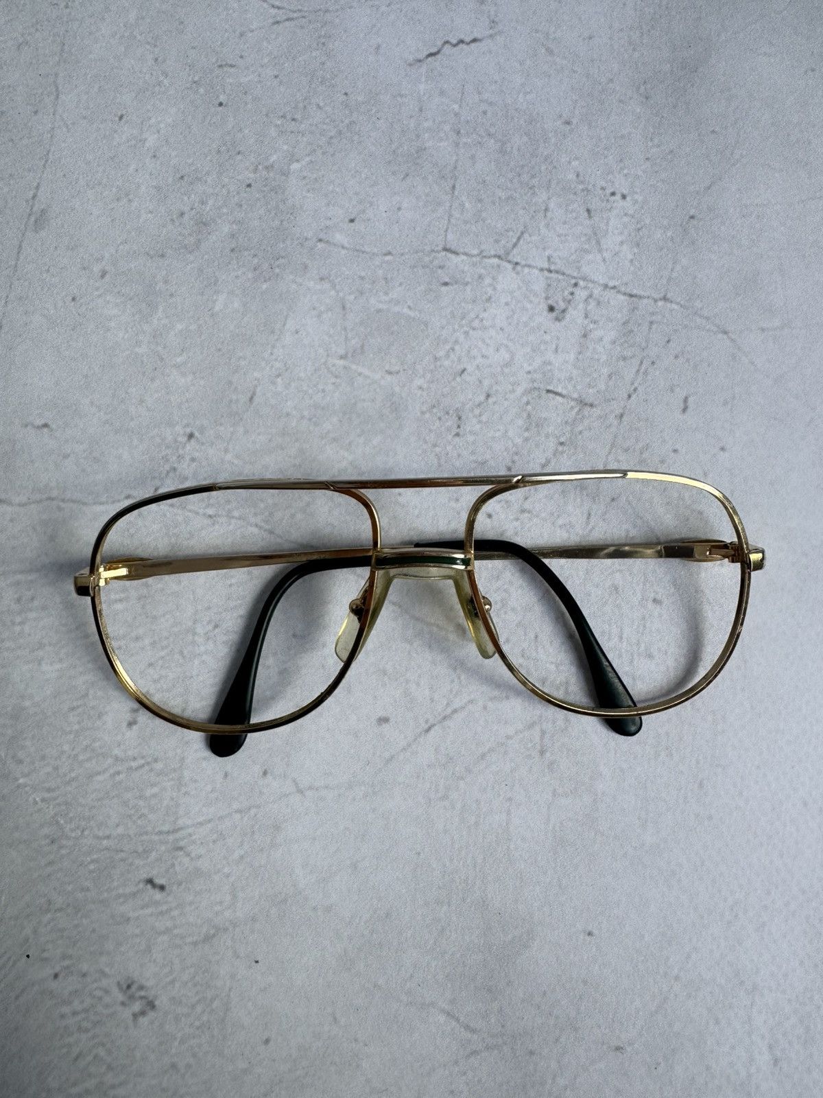 Lacoste Lacoste Vintage Gold Metal Eyeglasses Frame Metal No Lenses Size ONE SIZE - 6 Thumbnail