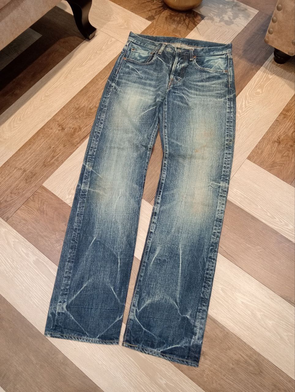 Spellbound SPELLBOUND JAPAN BLUE WASHED DENIM PANTS Size US 28 / EU 44 - 2 Thumbnail