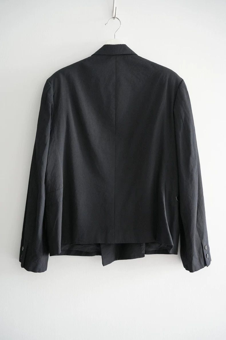 Yohji Yamamoto Yohji Yamamoto Yohji Yamamoto Black Wool Double-Breasted J Size US M / EU 48-50 / 2 - 2 Thumbnail