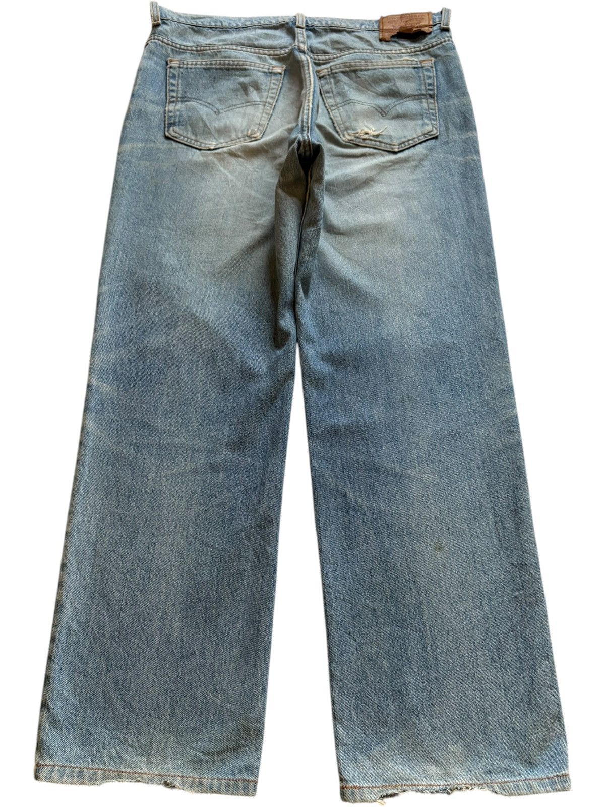 Levi's Vintage 90s Levis Mud Wash Distressed Baggy Jeans Size US 36 / EU 52 - 2 Thumbnail