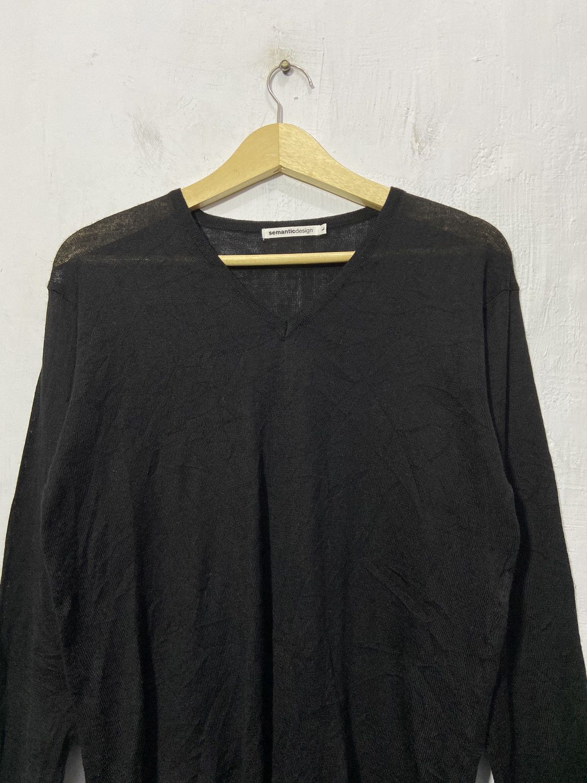 20471120 × If Six Was Nine × PPFM Sementic Design V Long Sleeve Knitwear Size US L / EU 52-54 / 3 - 2 Thumbnail