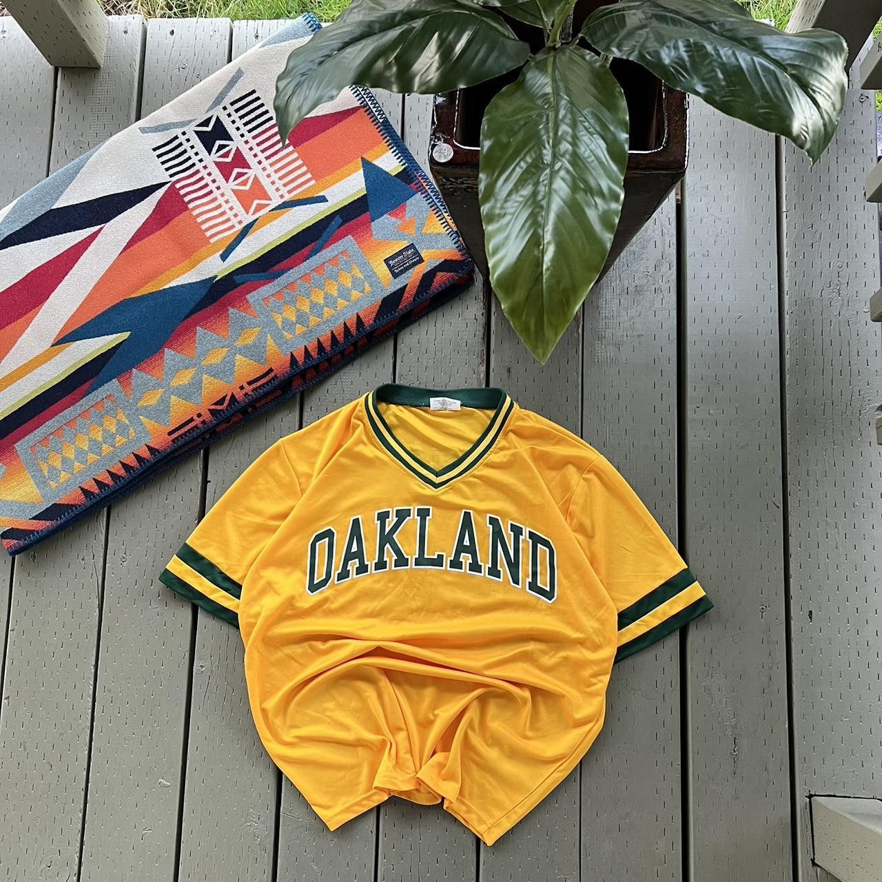 MLB × Vintage Vintage 90s Majestic Oakland Athletics Baseball Jersey Size US XL / EU 56 / 4 - 2 Thumbnail