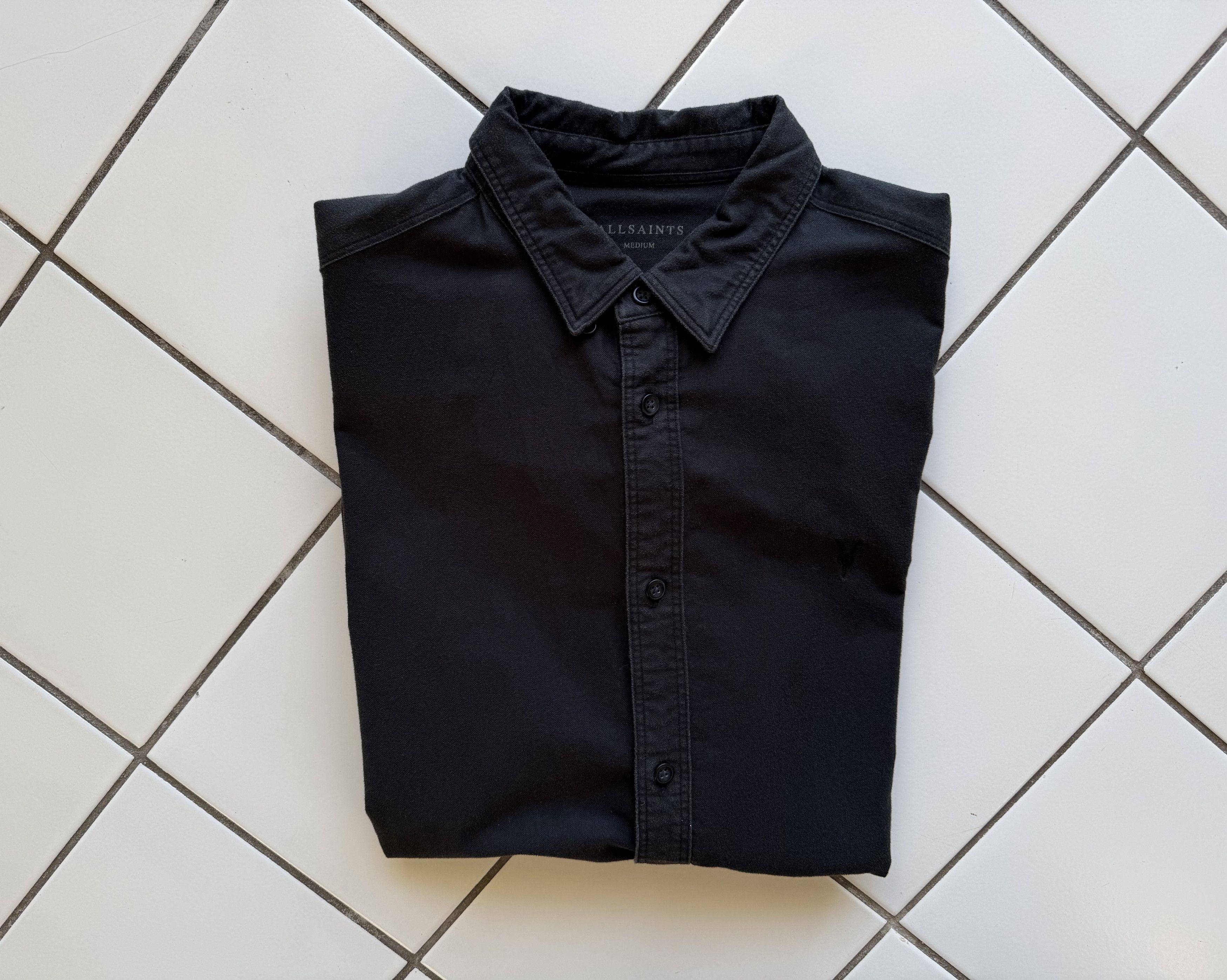 Allsaints All Saints classic black LS shirt Size US M / EU 48-50 / 2 - 9 Thumbnail