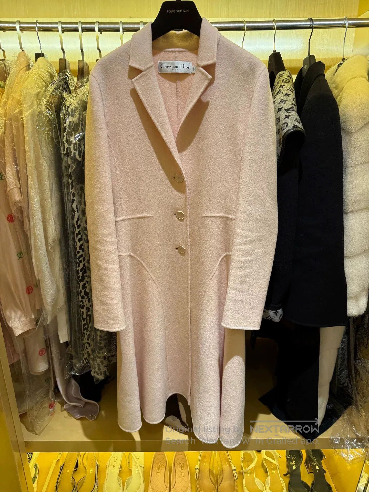 Dior dior pink cashmere coat size 38. Size US M / EU 48-50 / 2 - 1 Thumbnail