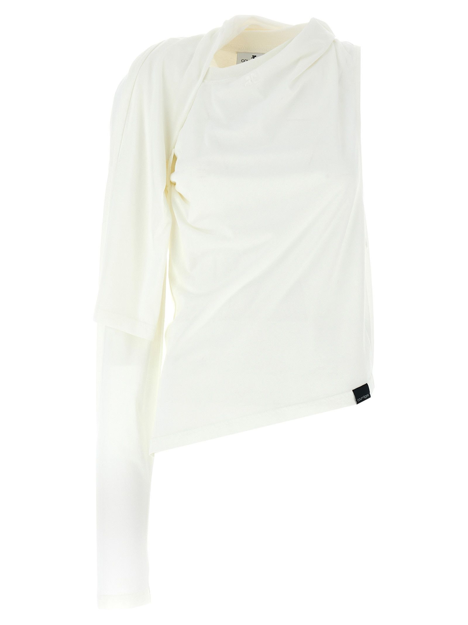 'Asymetrique Off The Shoulder' T-Shirt