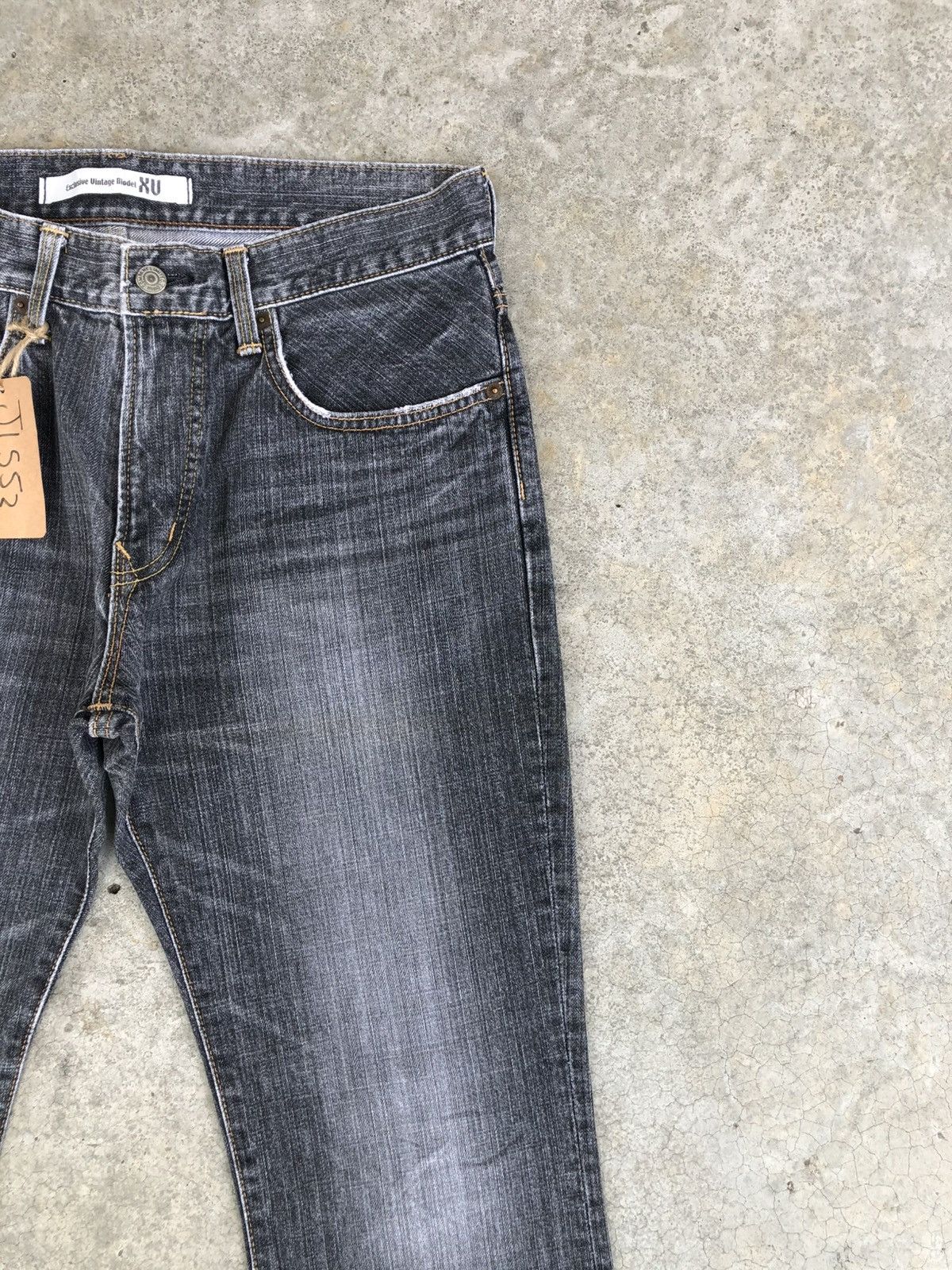 If Six Was Nine Japanese Edwin XU Flared Jeans Distressed Bootcut Size US 32 / EU 48 - 5 Thumbnail