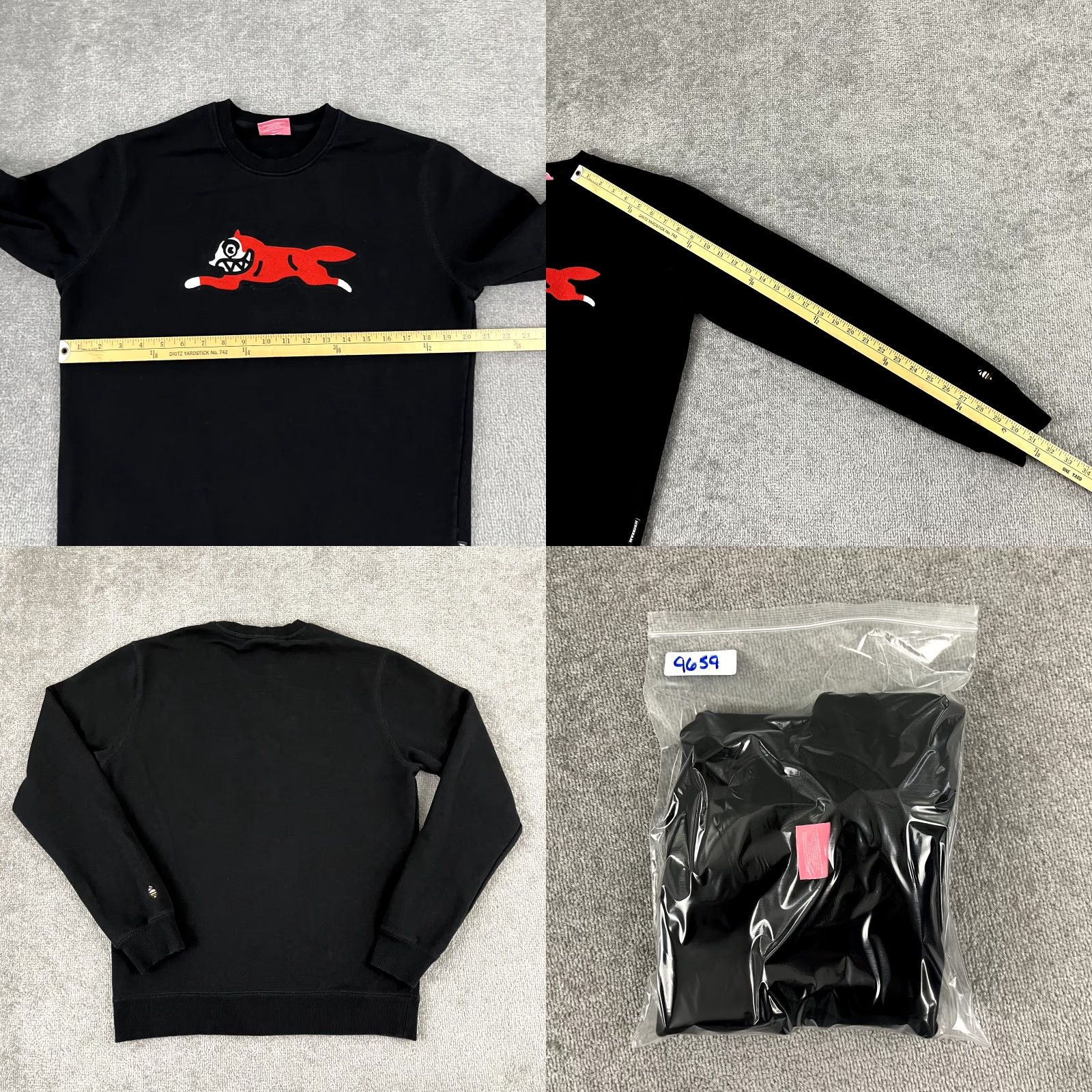 Billionaire Boys Club BBC ICECREAM Sweatshirt Mens Adult Medium Black Legacy Skateshake Fox Crewneck Sweatshirt Size US M / EU 48-50 / 2 - 8 Thumbnail