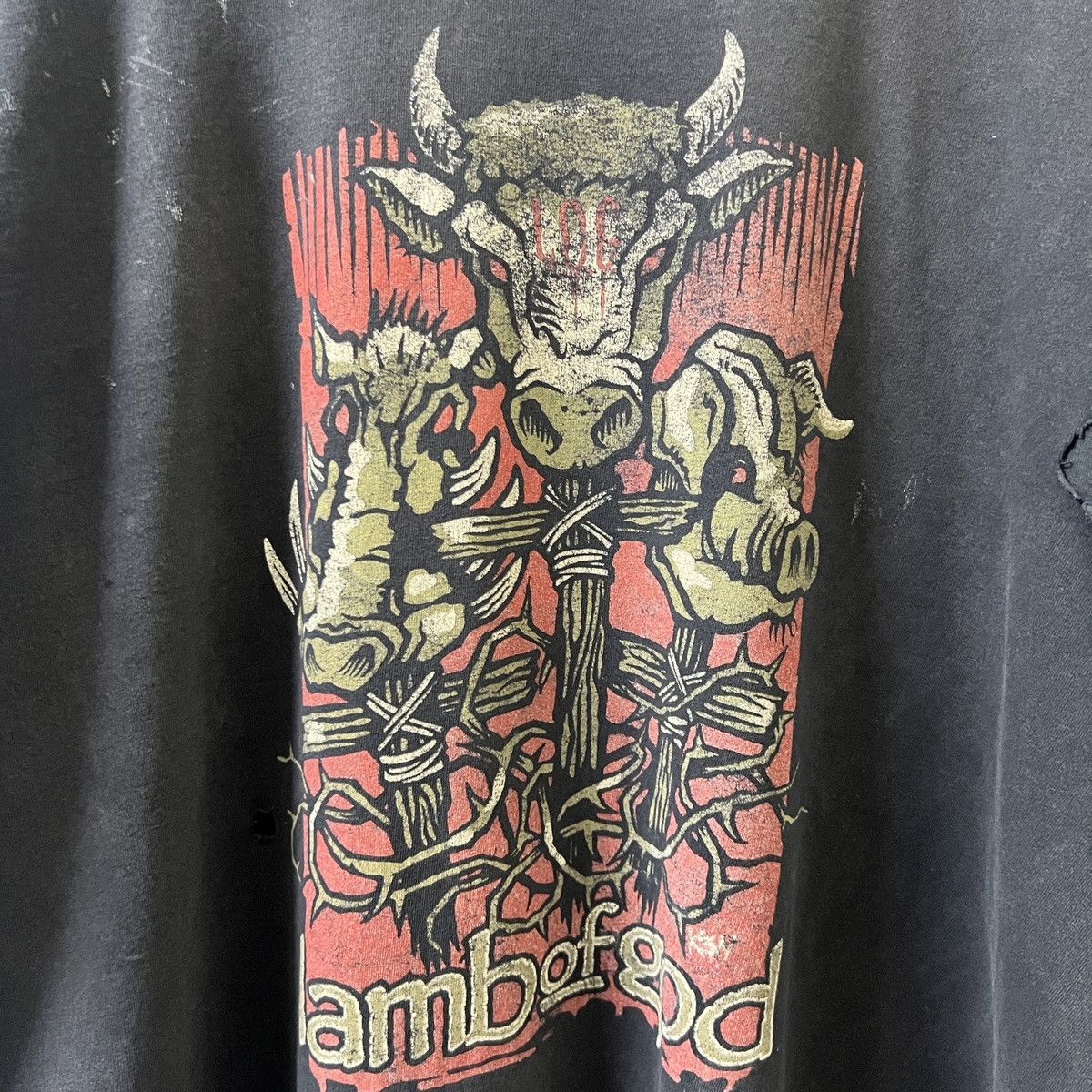 Band Tees VTG RARE TRIPLE XLARGE LAMB OF GOD Size US XXL / EU 58 / 5 - 2 Thumbnail